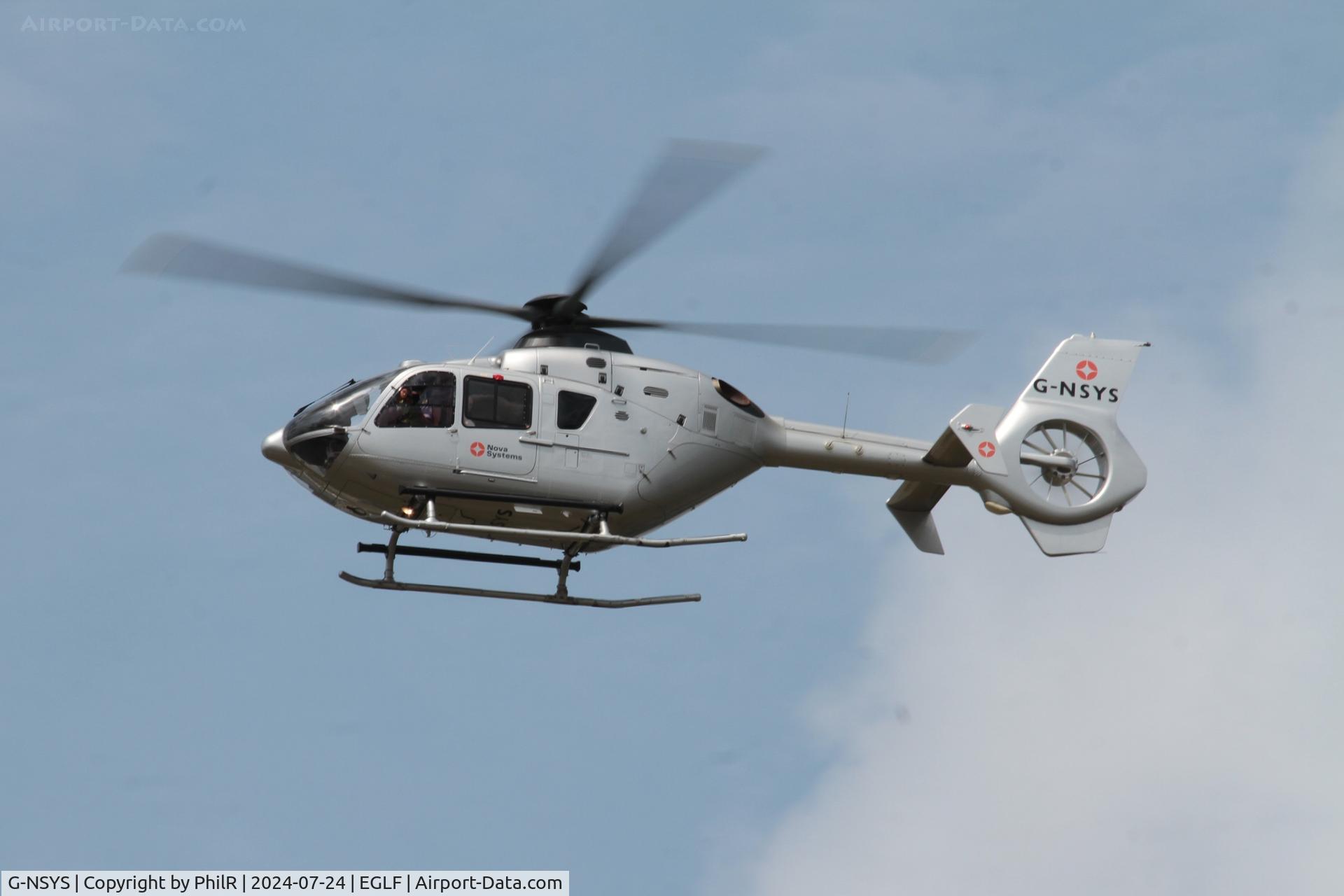 G-NSYS, 1999 Eurocopter EC-135T-1 C/N 0115, G-NSYS 1999 Eurocopter EC135 T1 FIA Farnborough 24.07.24