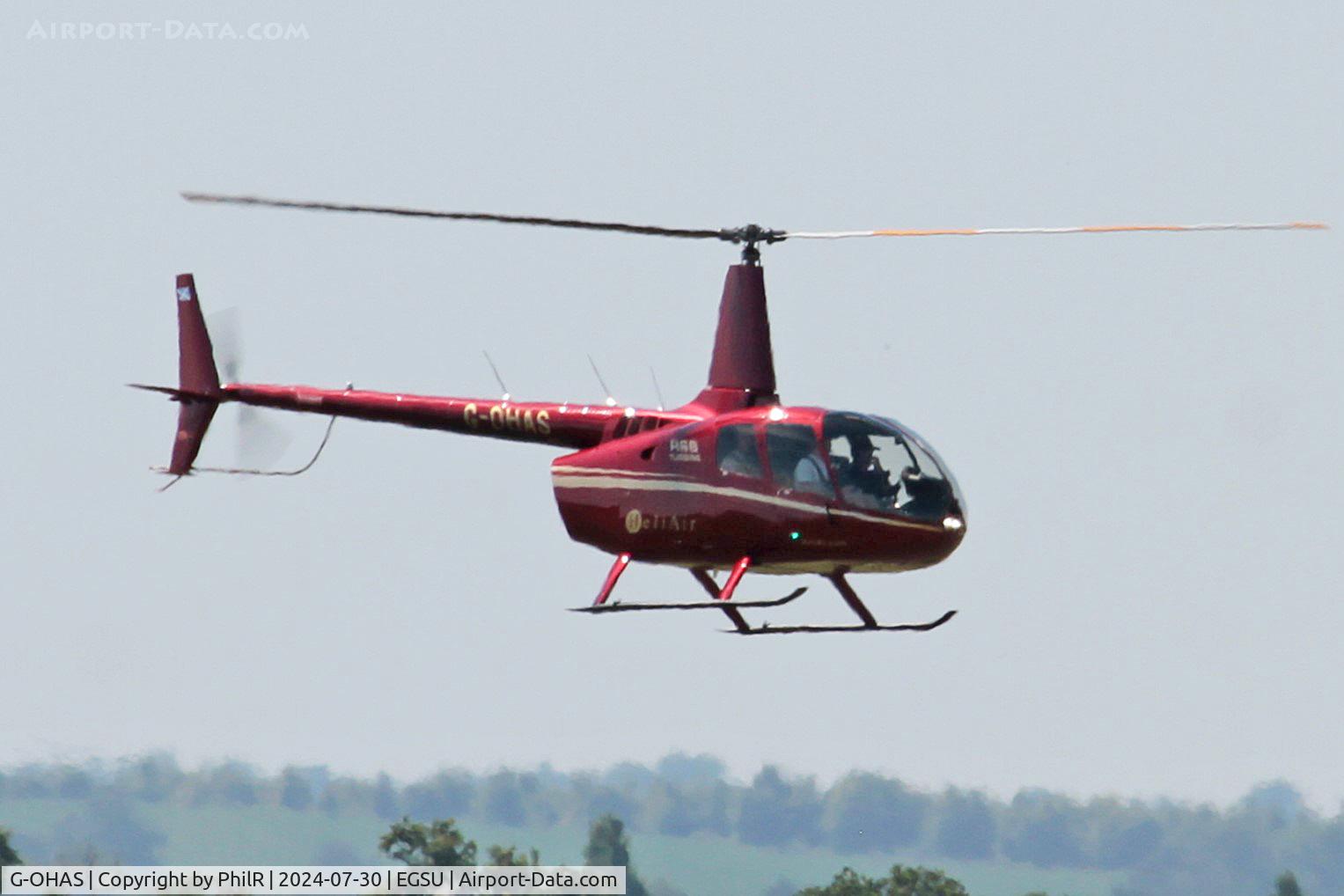 G-OHAS, 2013 Robinson R66 Turbine C/N 0349, G-OHAS 2013 Robinson R66 Turbine Duxford 30.07.24 (2)