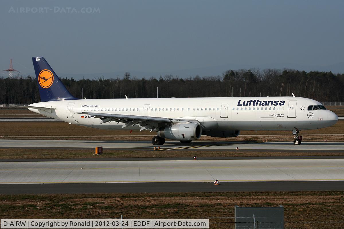 D-AIRW, 1997 Airbus A321-131 C/N 0699, at fra