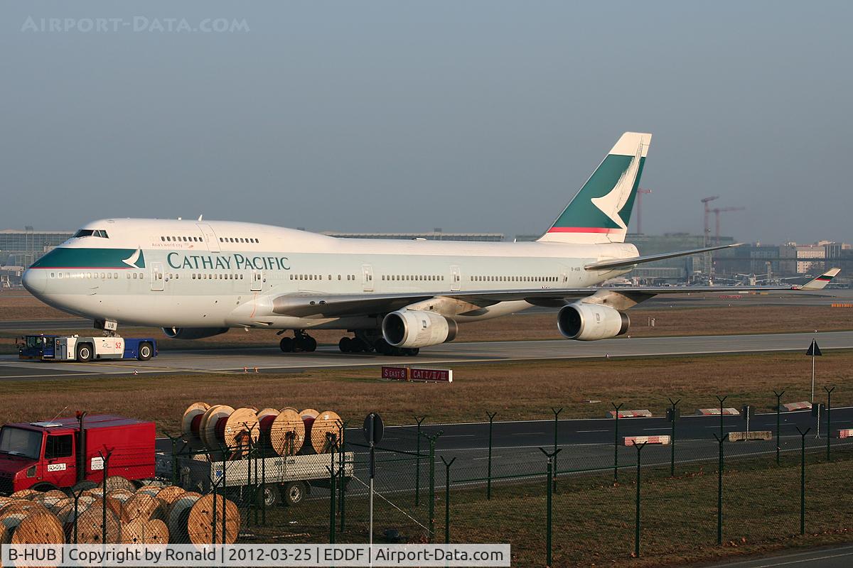 B-HUB, 1992 Boeing 747-467 C/N 25873, at fra