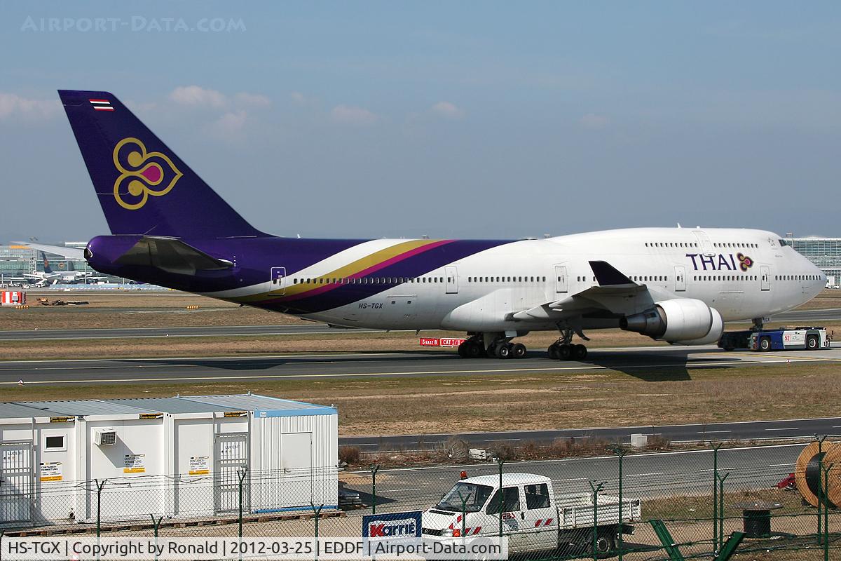 HS-TGX, 1997 Boeing 747-4D7 C/N 27725, at fra