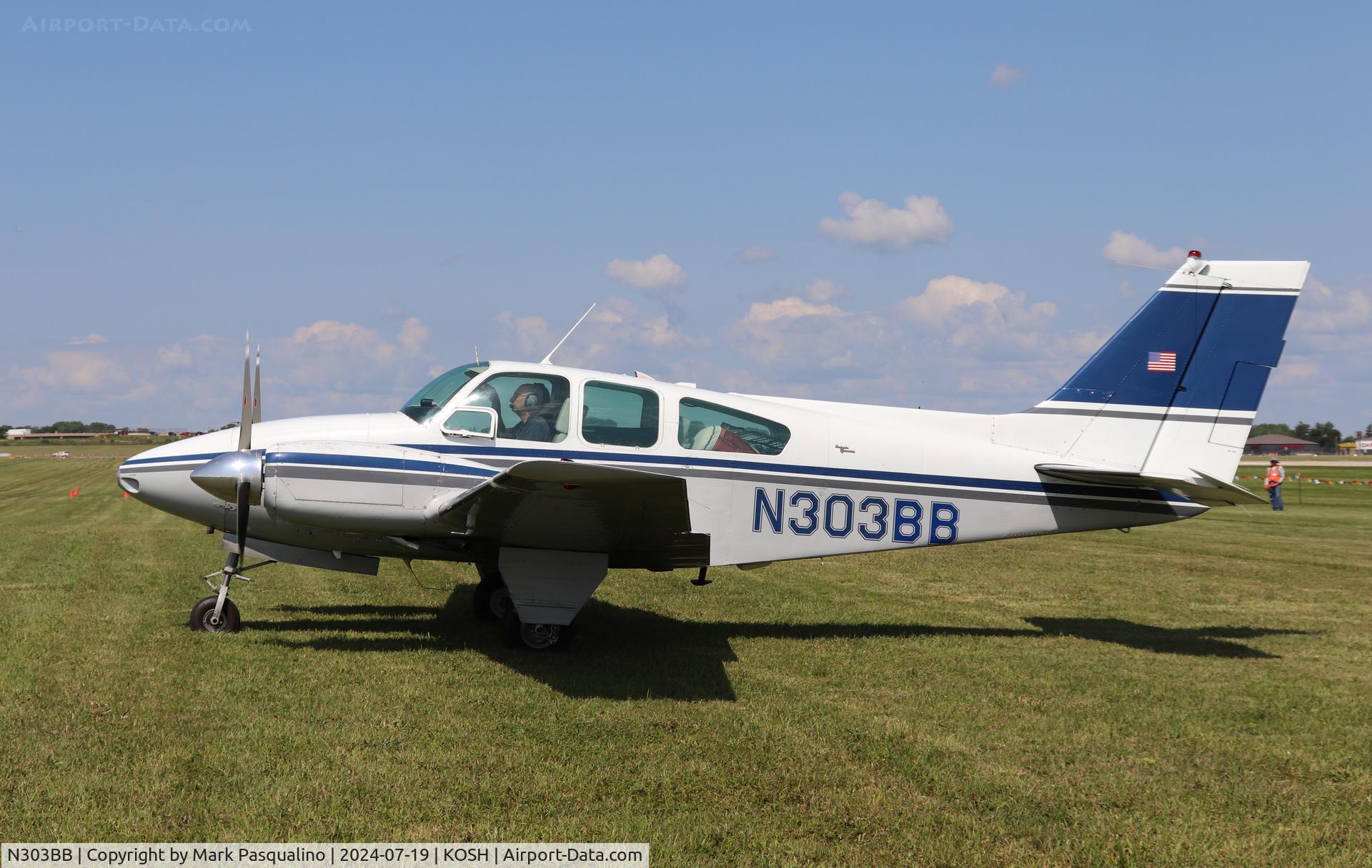 N303BB, 1964 Beech 95-B55 (T42A) Baron C/N TC-787, Beech B55