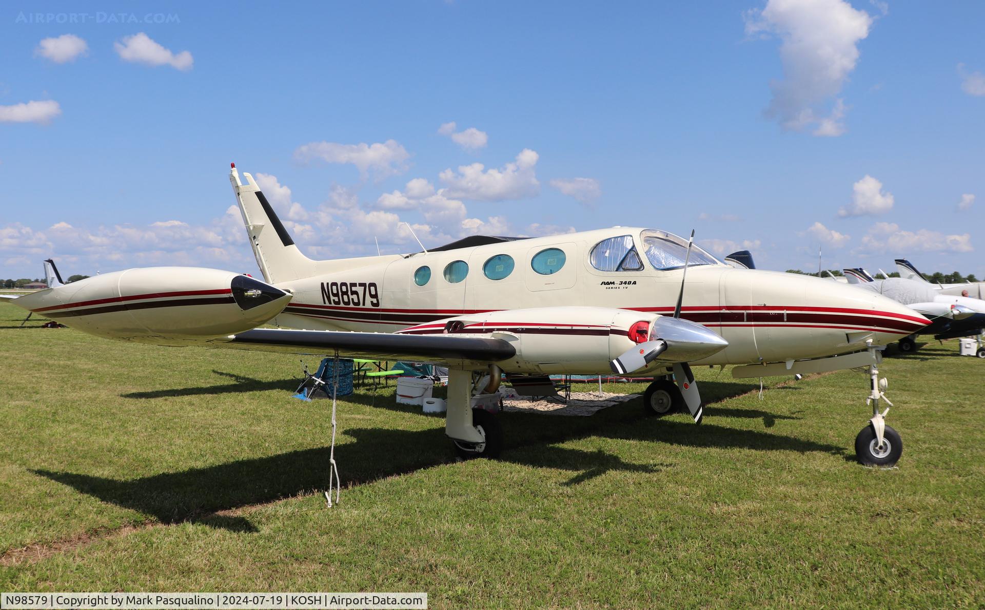 N98579, 1976 Cessna 340A C/N 340A0041, Cessna 340A