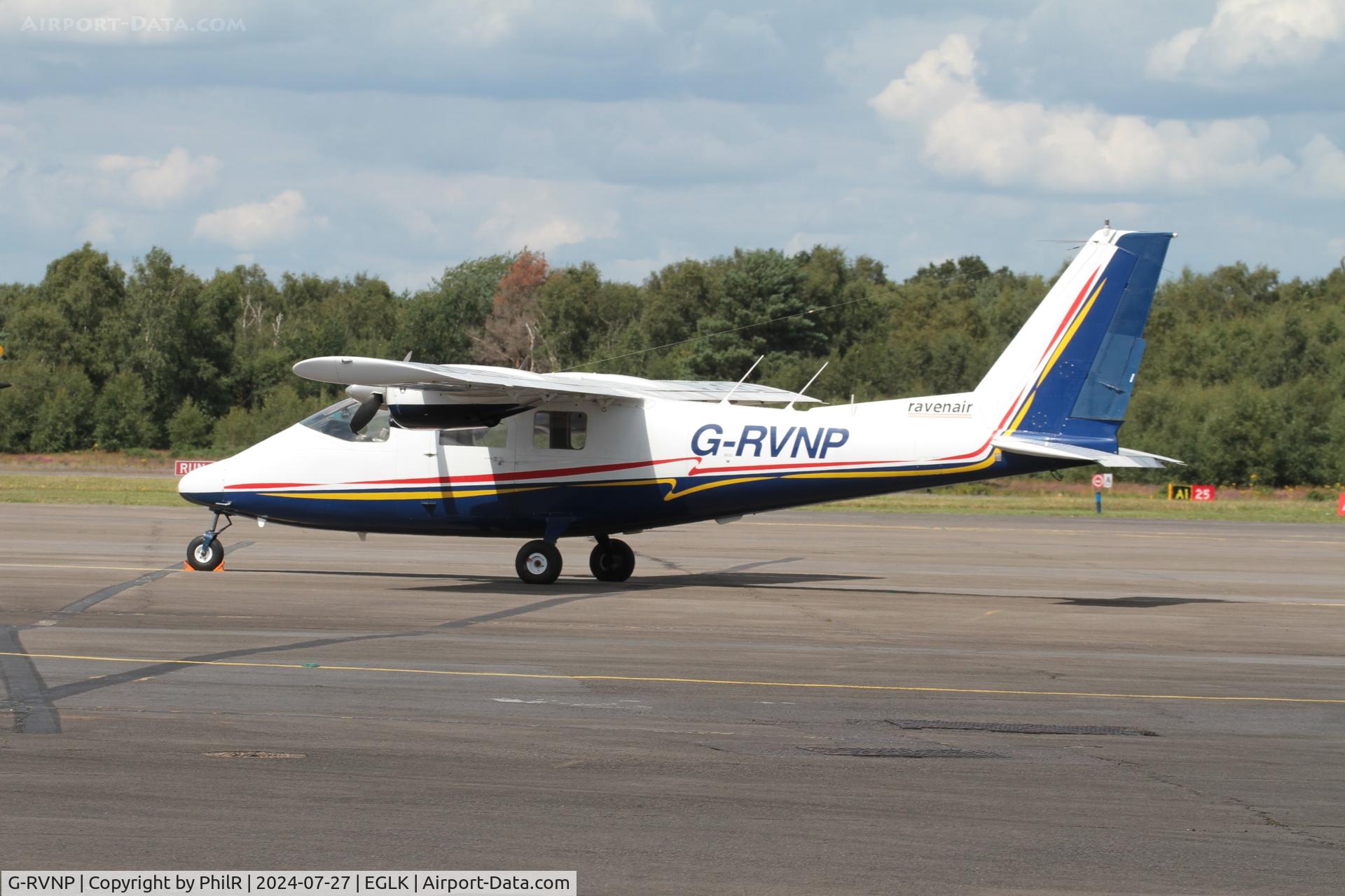 G-RVNP, 1975 Partenavia P-68B C/N 67, G-RVNP 1975 Partenavia P68B Victor Blackbushe 27.07.24 (1)