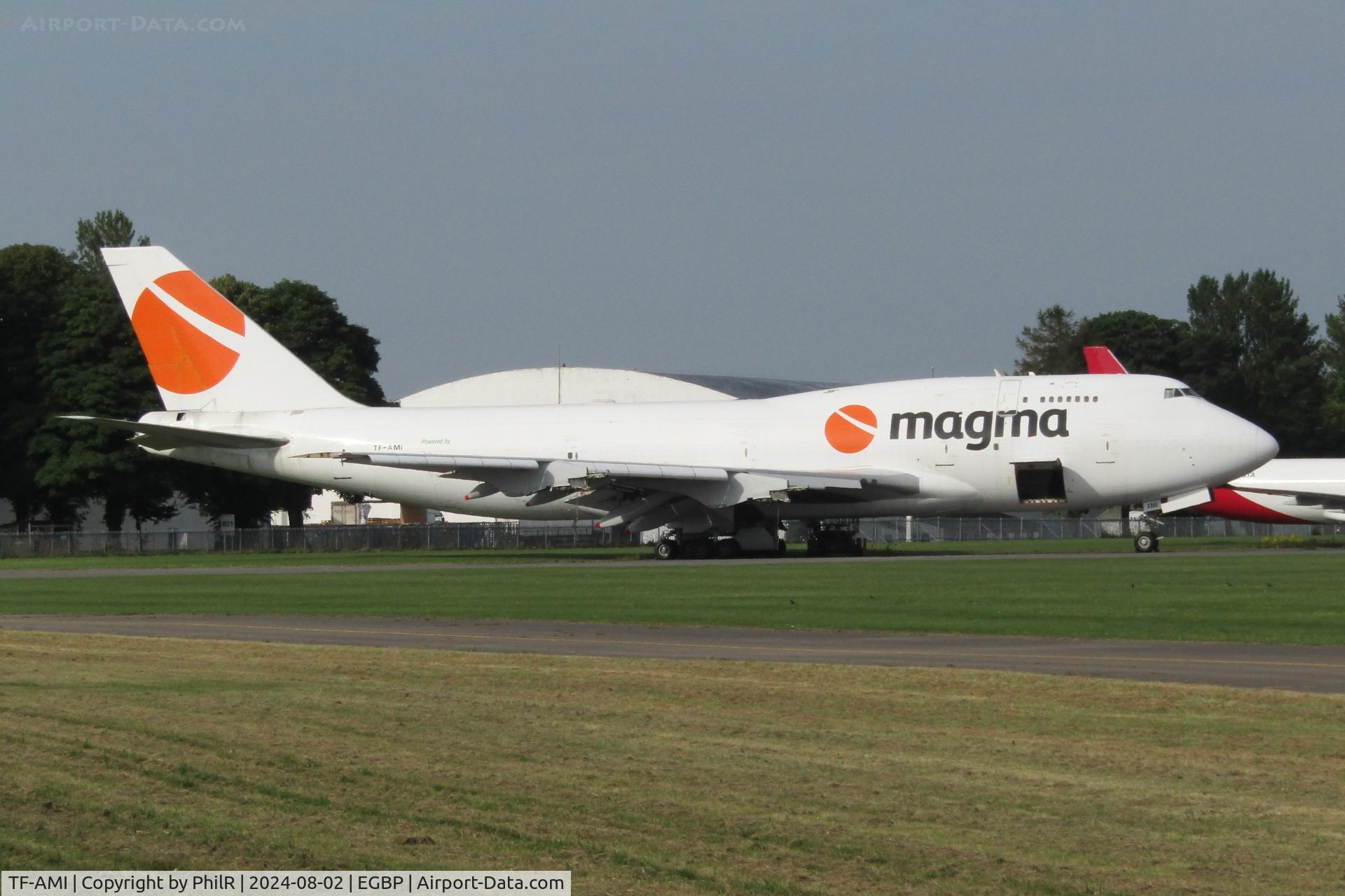 TF-AMI, 1992 Boeing 747-412 C/N 27066, TF-AMI 1992 Boeing 747-400(BDSF) Kemble 02.08.24