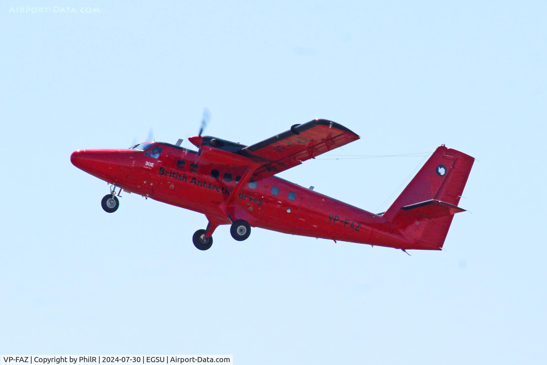 VP-FAZ, 1981 De Havilland Canada DHC-6-300 Twin Otter C/N 748, VP-FAZ 1981 DHC-6-300 Twin Otter British Antarctic Survey Duxford 30.07.24 (3)