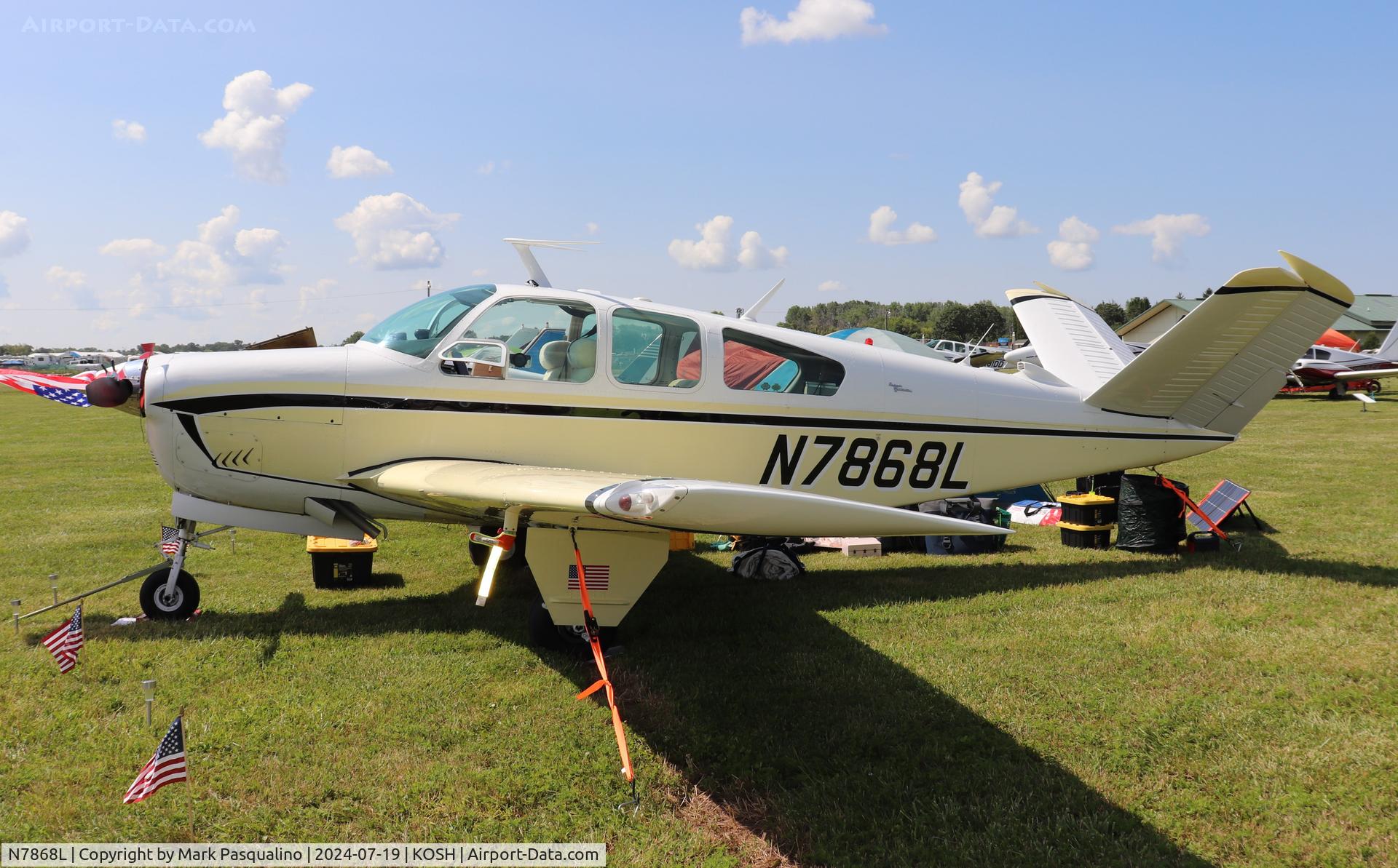 N7868L, 1966 Beech V35 Bonanza C/N D-8292, Beech V35