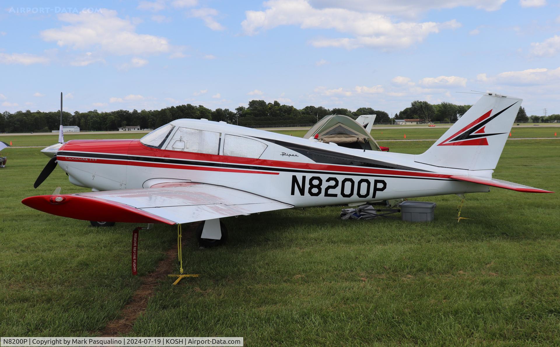 N8200P, 1963 Piper PA-24-250 Comanche C/N 24-3452, Piper PA-24-250