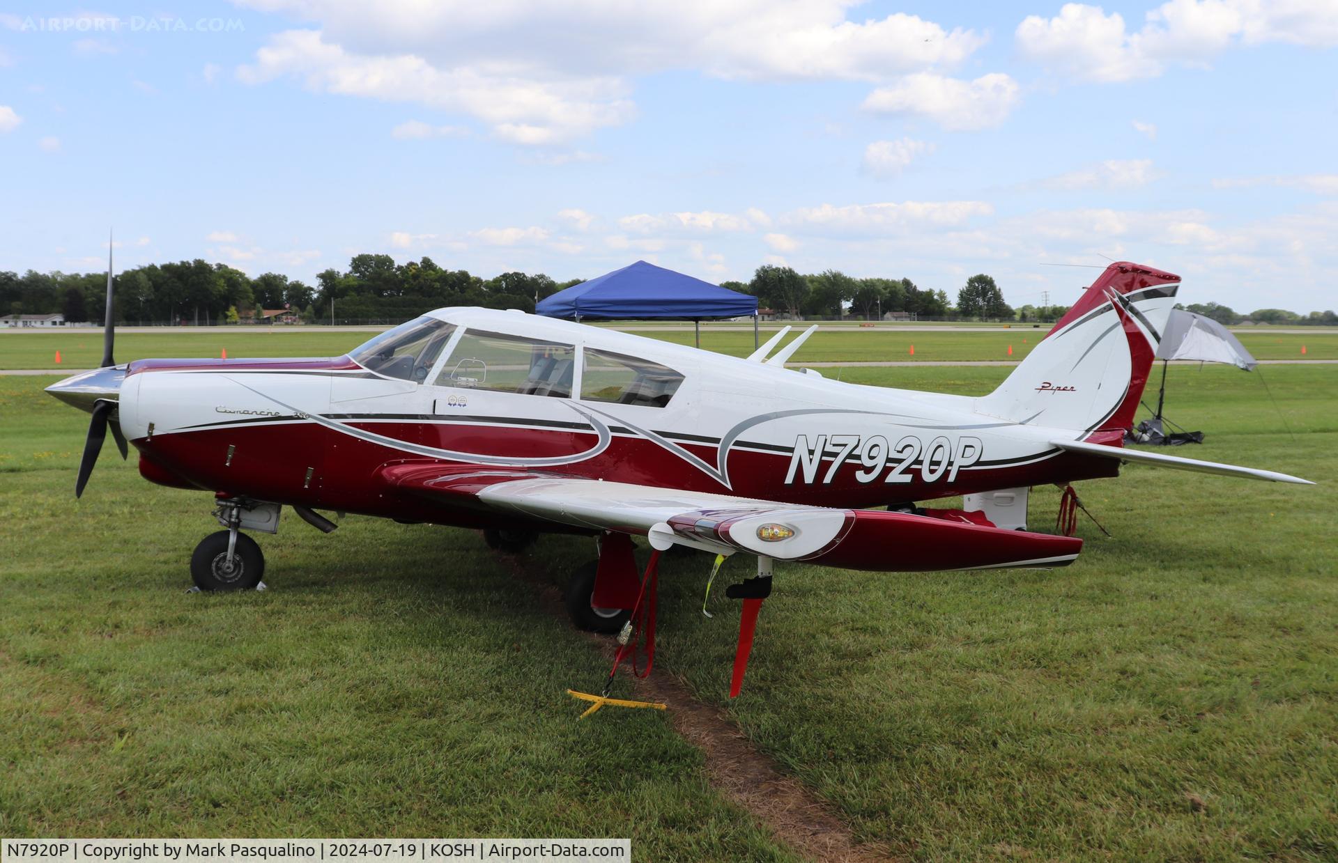 N7920P, 1962 Piper PA-24-250 Comanche C/N 24-3152, Piper PA-24-250