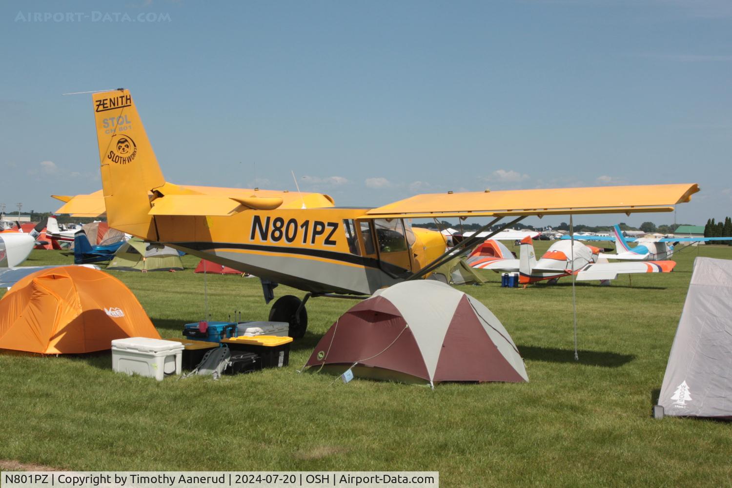 N801PZ, 2017 Zenith STOL CH-801 C/N 8-4758, 2017 Zenith STOL CH-801, c/n: 8-4758, AirVenture 2024