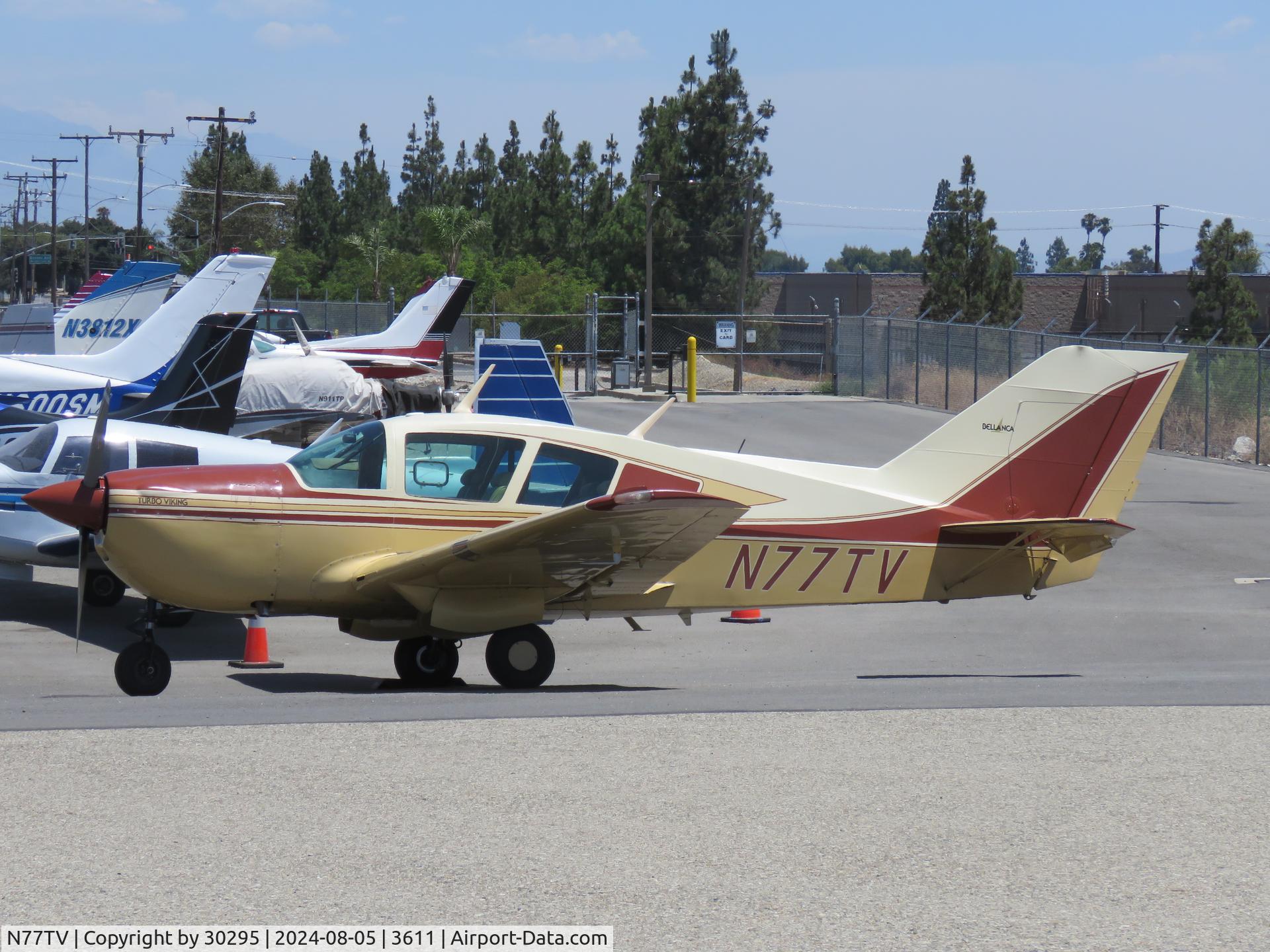 N77TV, 1977 Bellanca 17-31ATC Super Viking C/N 77-31137, Parked
