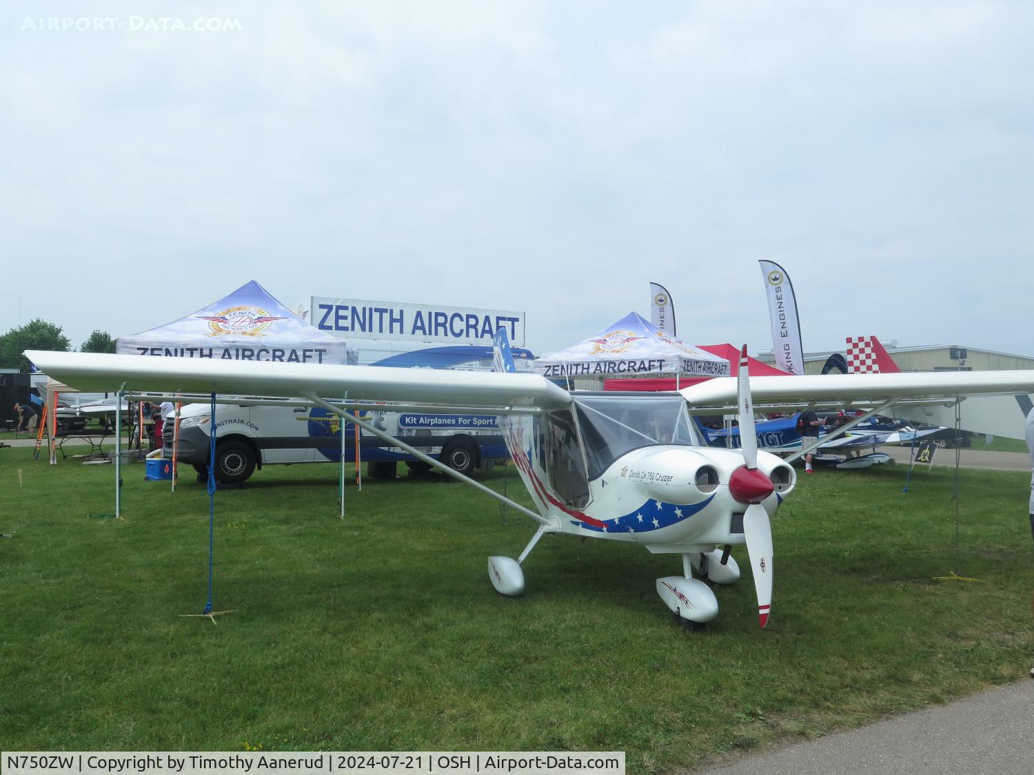 N750ZW, 2013 Zenith STOL CH-750 C/N 75-8779, 2013 Zenith CH-750 Cruzer, c/n: 75-8779.  AirVenture 2024