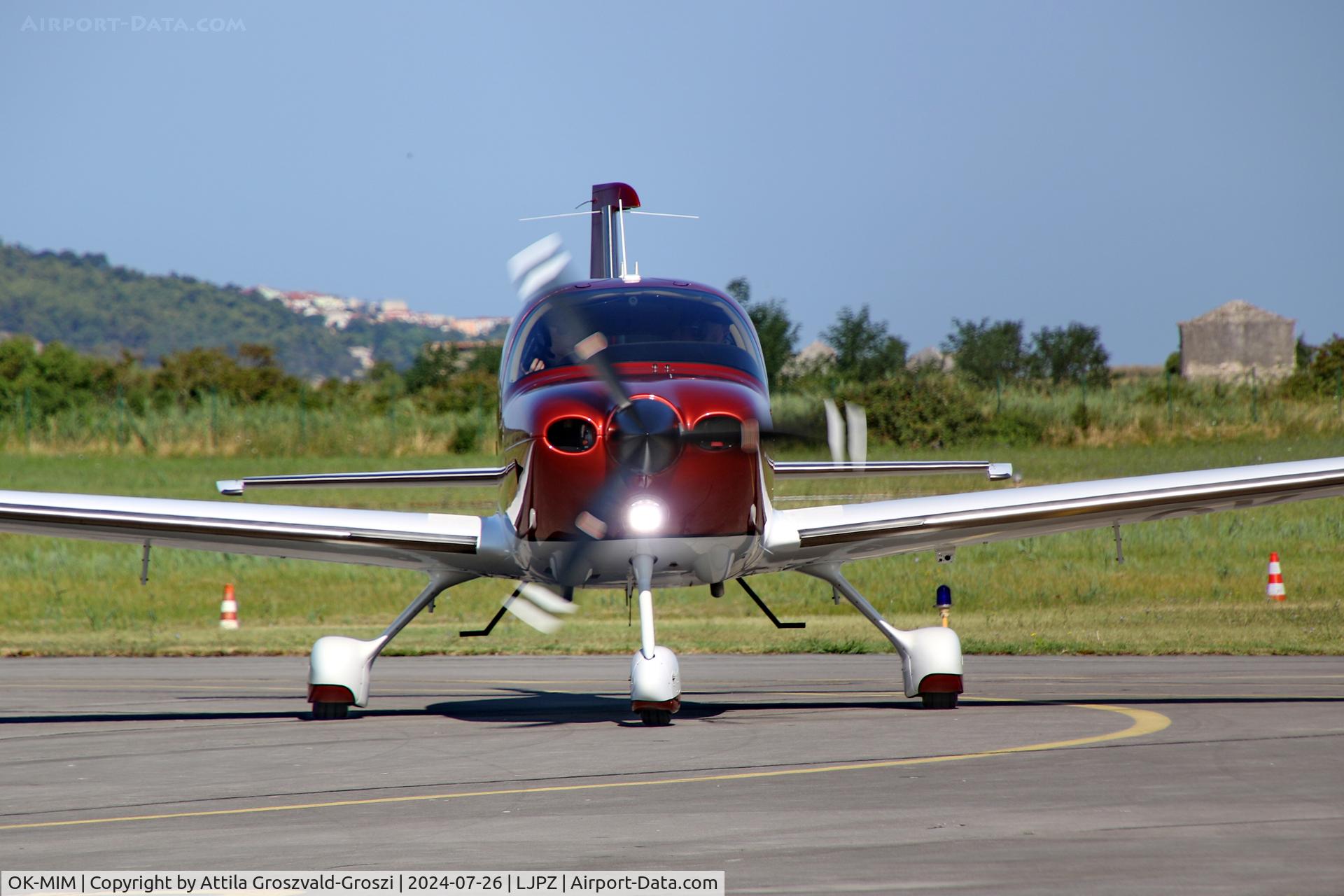 OK-MIM, Cirrus SR22 C/N 5061, LJPZ - Portorož Airport, Slovenia