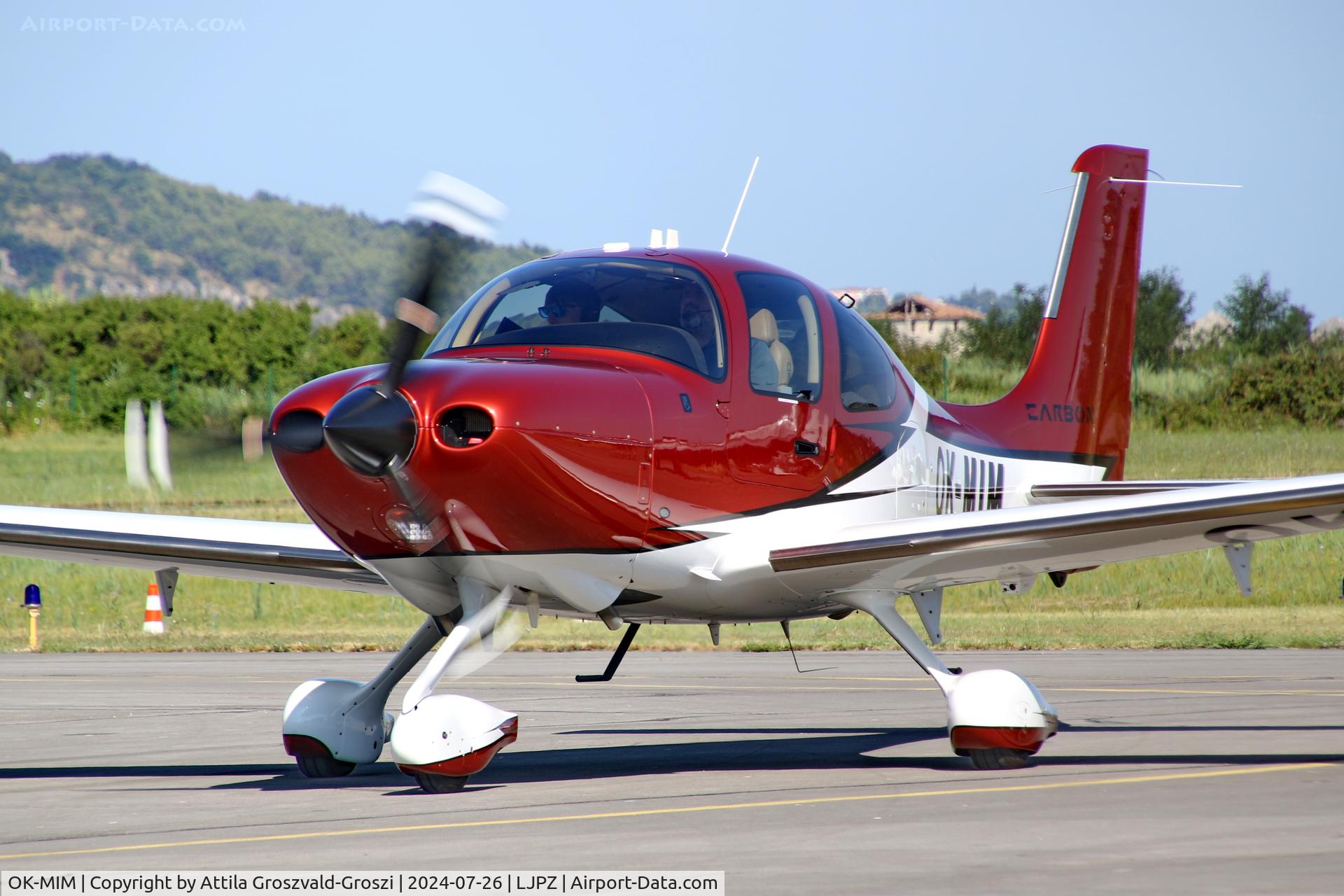 OK-MIM, Cirrus SR22 C/N 5061, LJPZ - Portorož Airport, Slovenia
