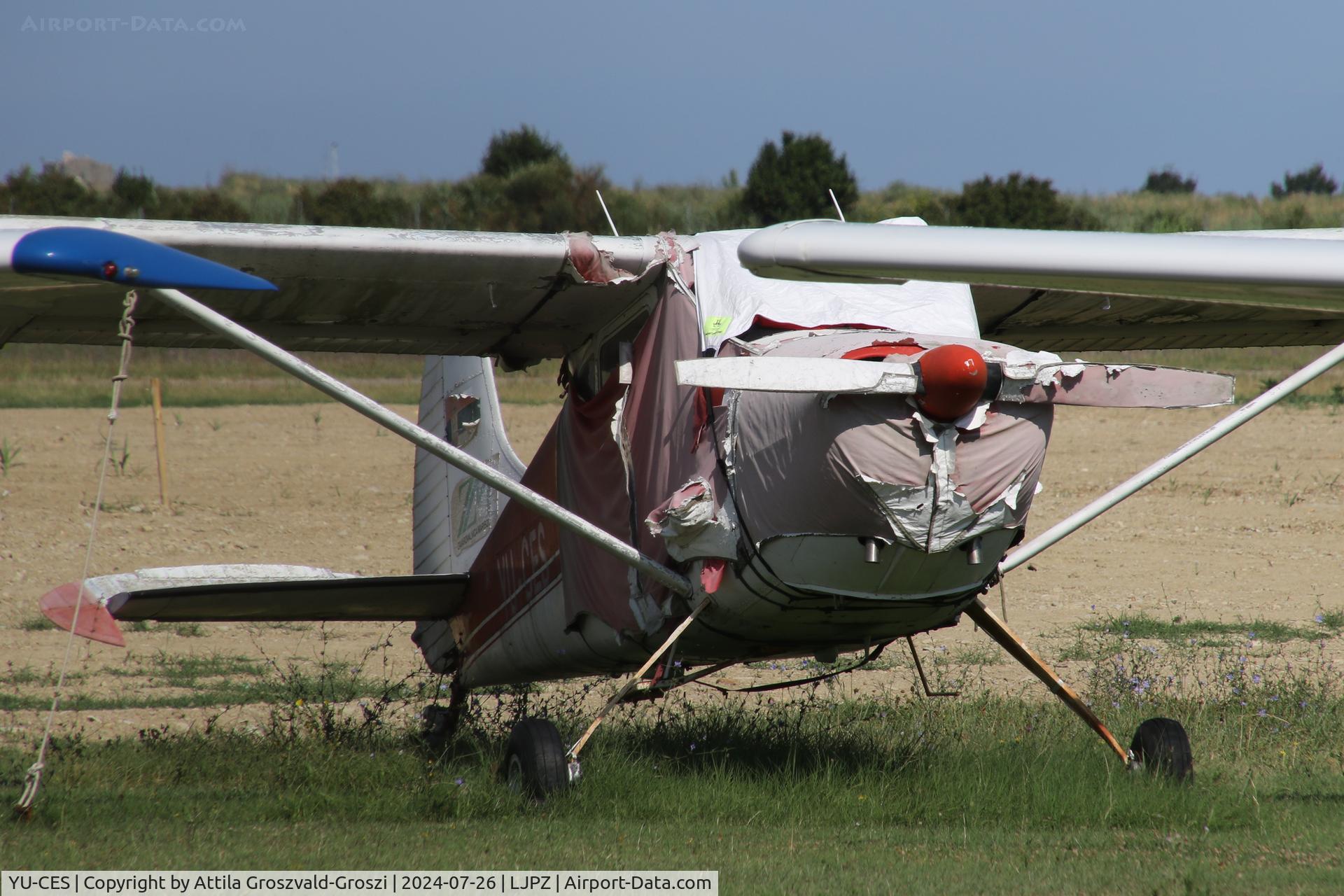 YU-CES, 1953 Cessna 170B C/N 25928, LJPZ - Portorož Airport, Slovenia