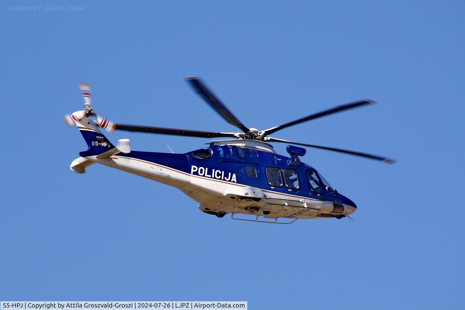 S5-HPJ, 2022 Leonardo AW-169 C/N 69149, LJPZ - Portorož Airport, Slovenia