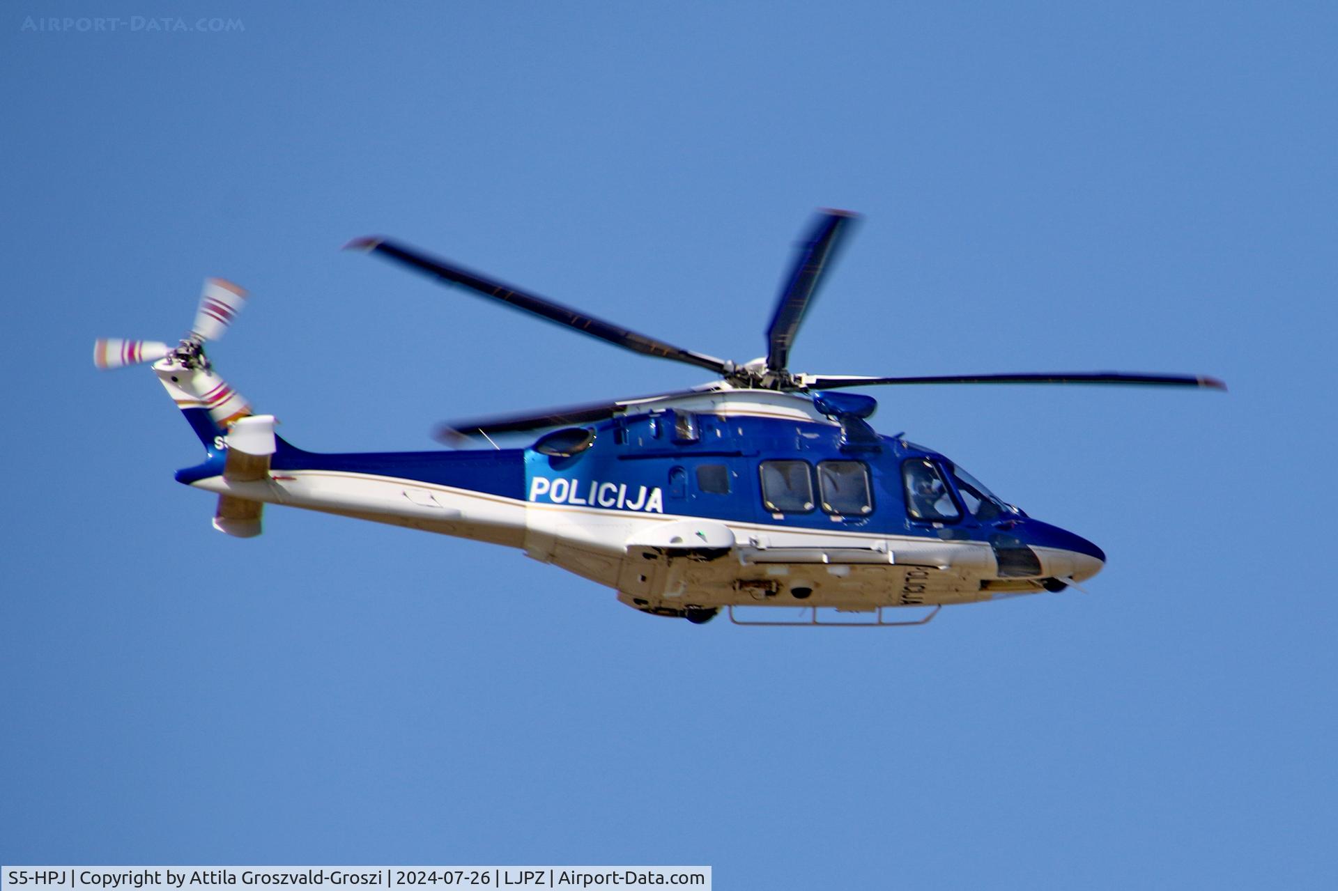 S5-HPJ, 2022 Leonardo AW-169 C/N 69149, LJPZ - Portorož Airport, Slovenia