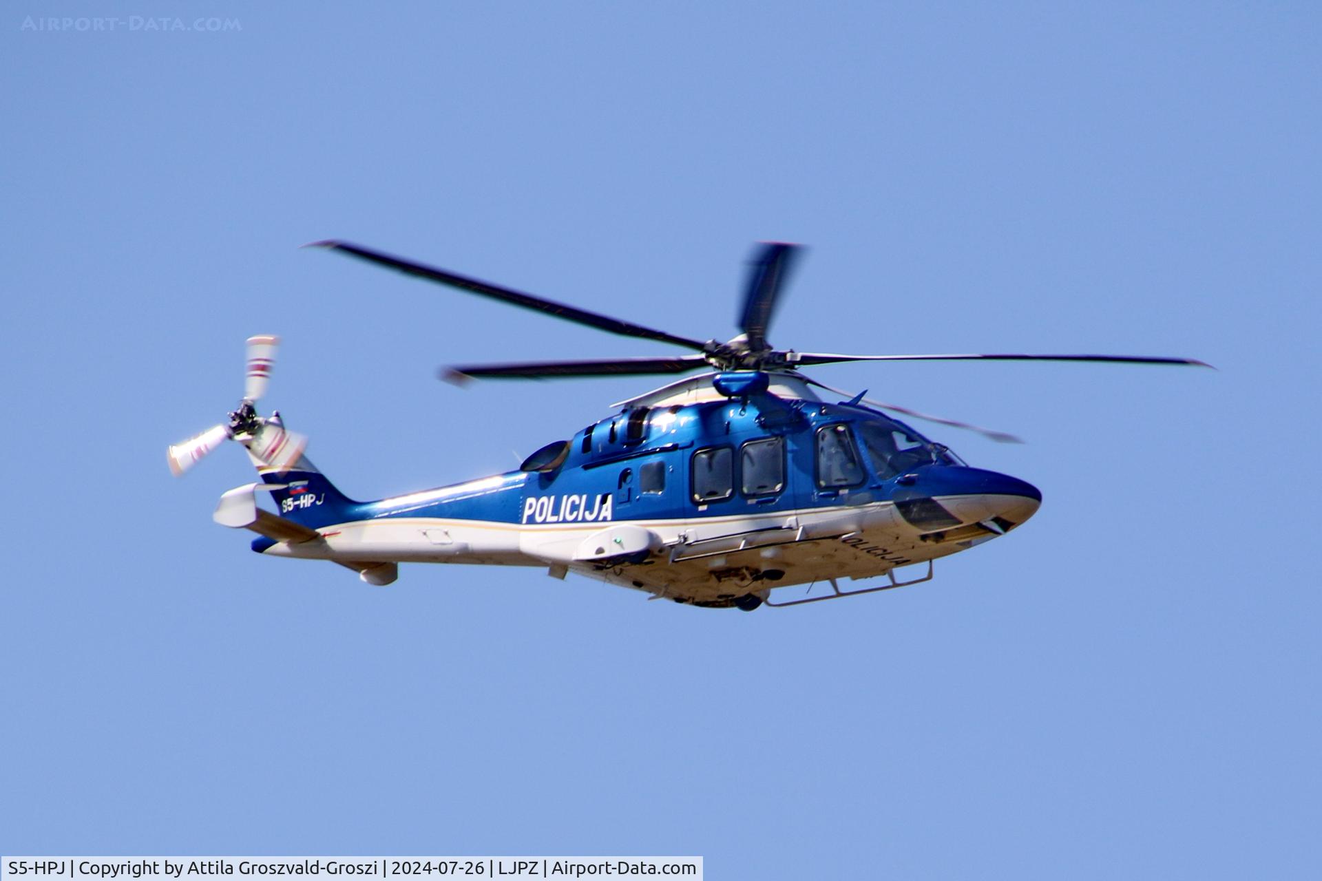 S5-HPJ, 2022 Leonardo AW-169 C/N 69149, LJPZ - Portorož Airport, Slovenia