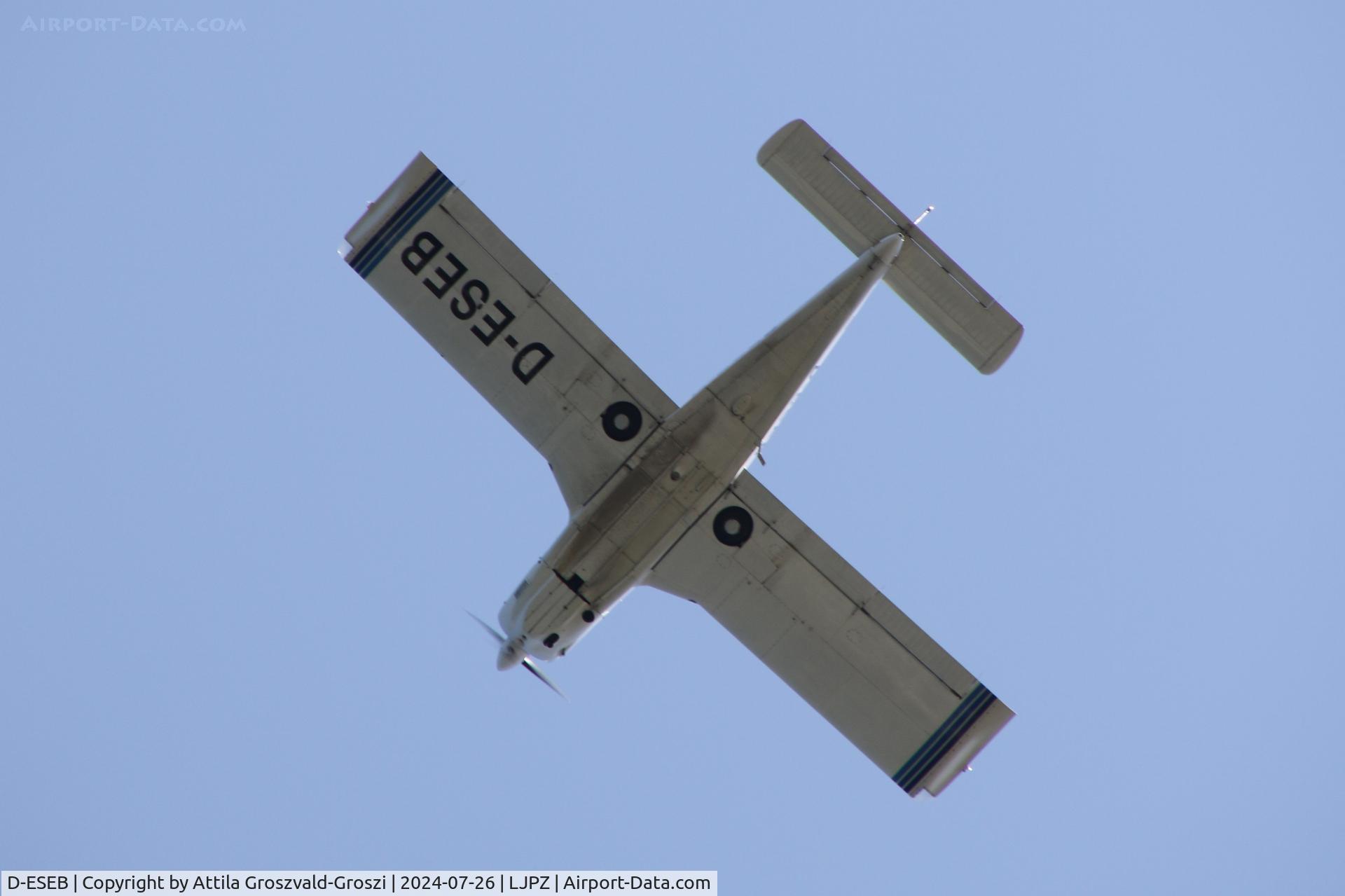 D-ESEB, Piper PA-28R-200 C/N 28R7335155, LJPZ - Portorož Airport, Slovenia