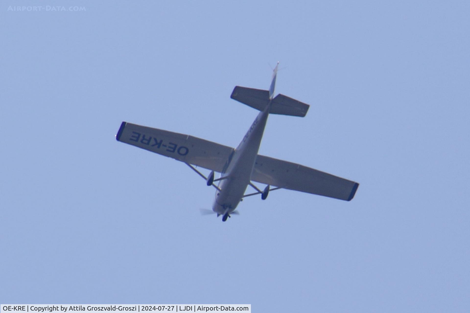 OE-KRE, Cessna 172P C/N 17275049, LJDI - In the airspace of Divaca airport