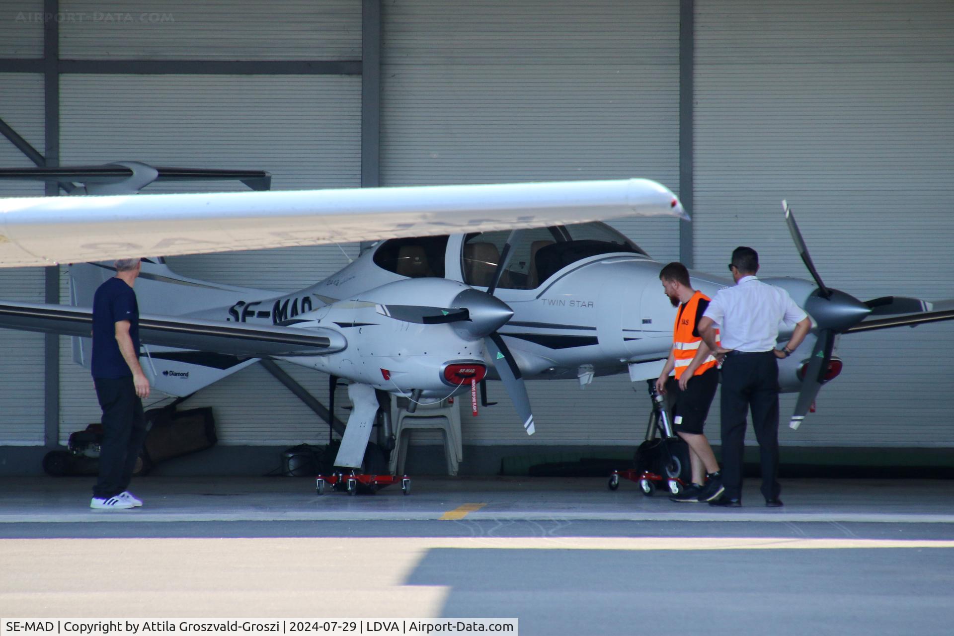 SE-MAD, 2006 Diamond DA-42 Twin Star C/N 42.203, LDVA - Varazdin Airport, Croatia