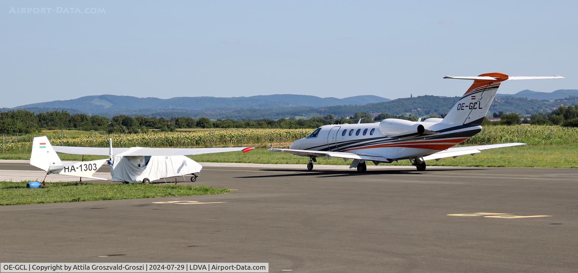 OE-GCL, Cessna 525 Citation Jet CJ4 C/N 525C - 0327, LDVA - Varazdin Airport, Croatia