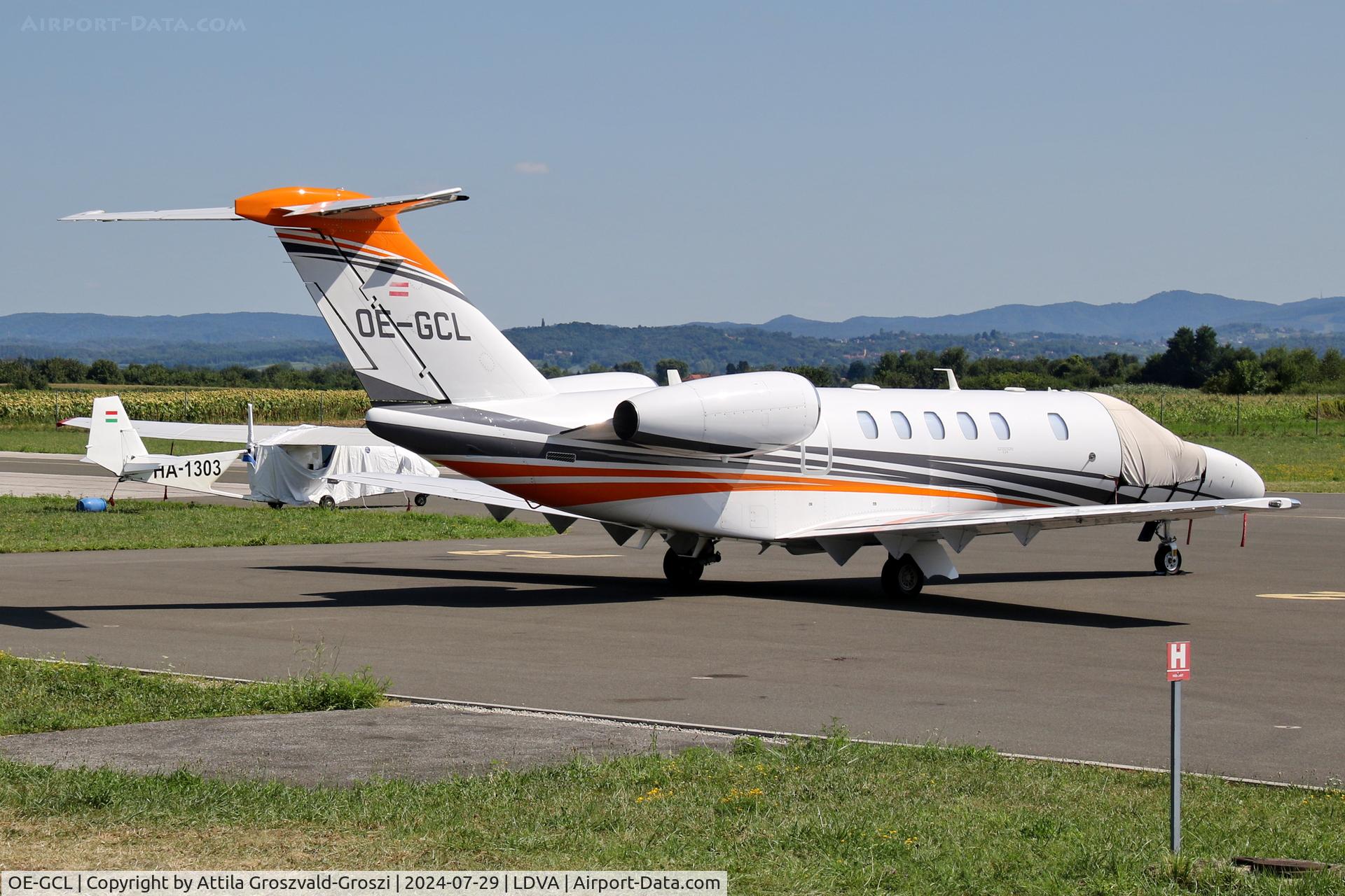 OE-GCL, Cessna 525 Citation Jet CJ4 C/N 525C - 0327, LDVA - Varazdin Airport, Croatia