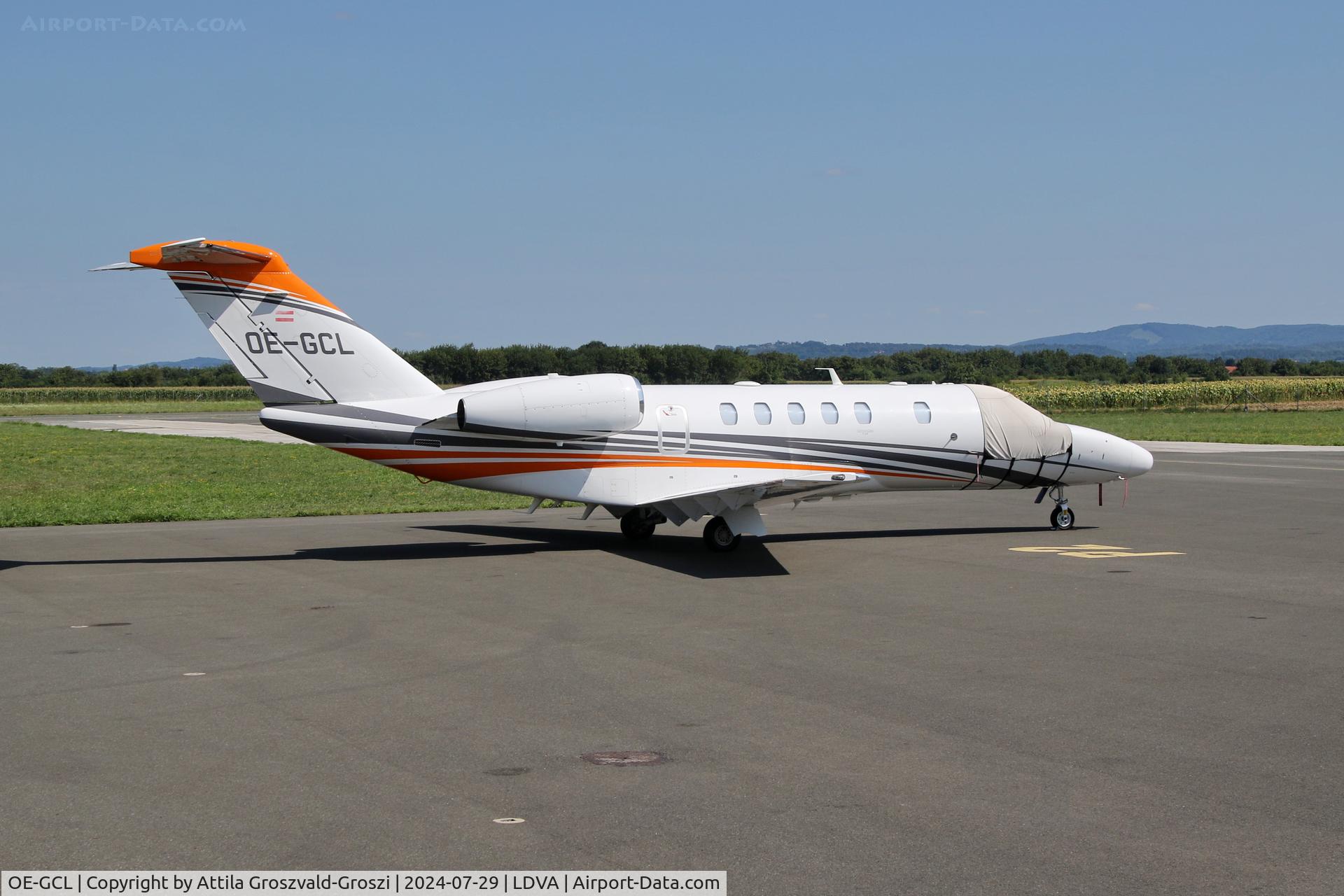 OE-GCL, Cessna 525 Citation Jet CJ4 C/N 525C - 0327, LDVA - Varazdin Airport, Croatia