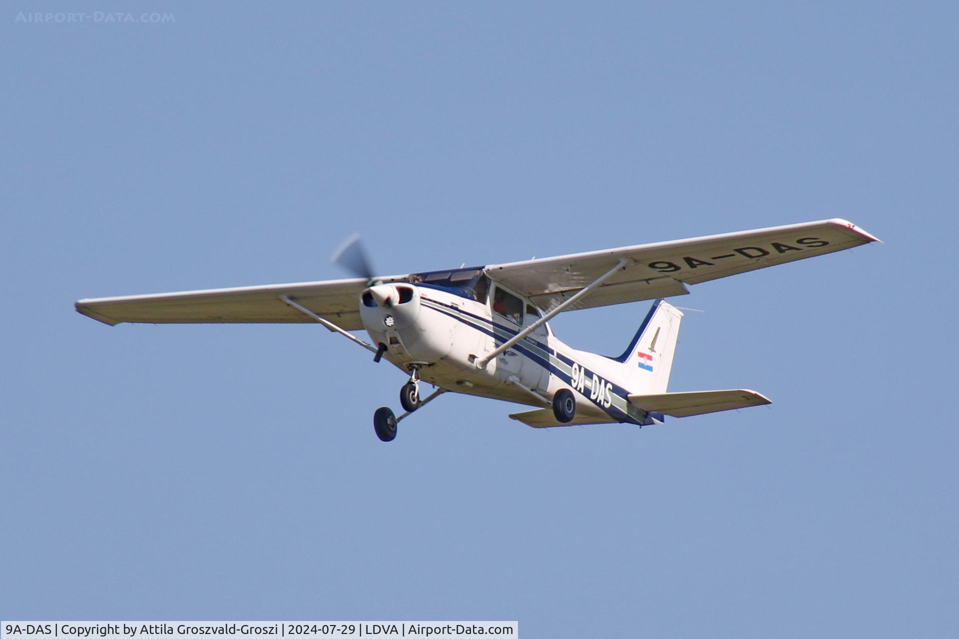 9A-DAS, 1977 Cessna 172N C/N 17269567, LDVA - Varazdin Airport, Croatia