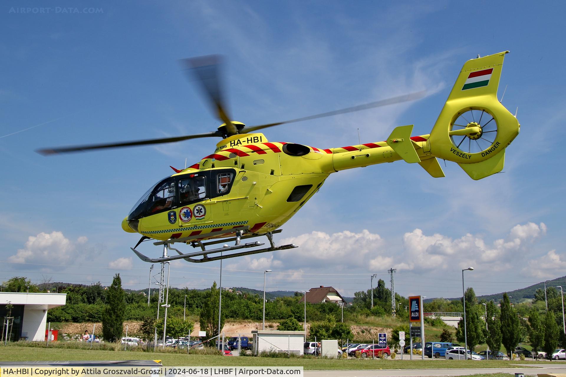 HA-HBI, 2004 Eurocopter EC-135 P2+ C/N 0357, LHBF - Balatonfüred Aerial Ambulance Base, Hungary