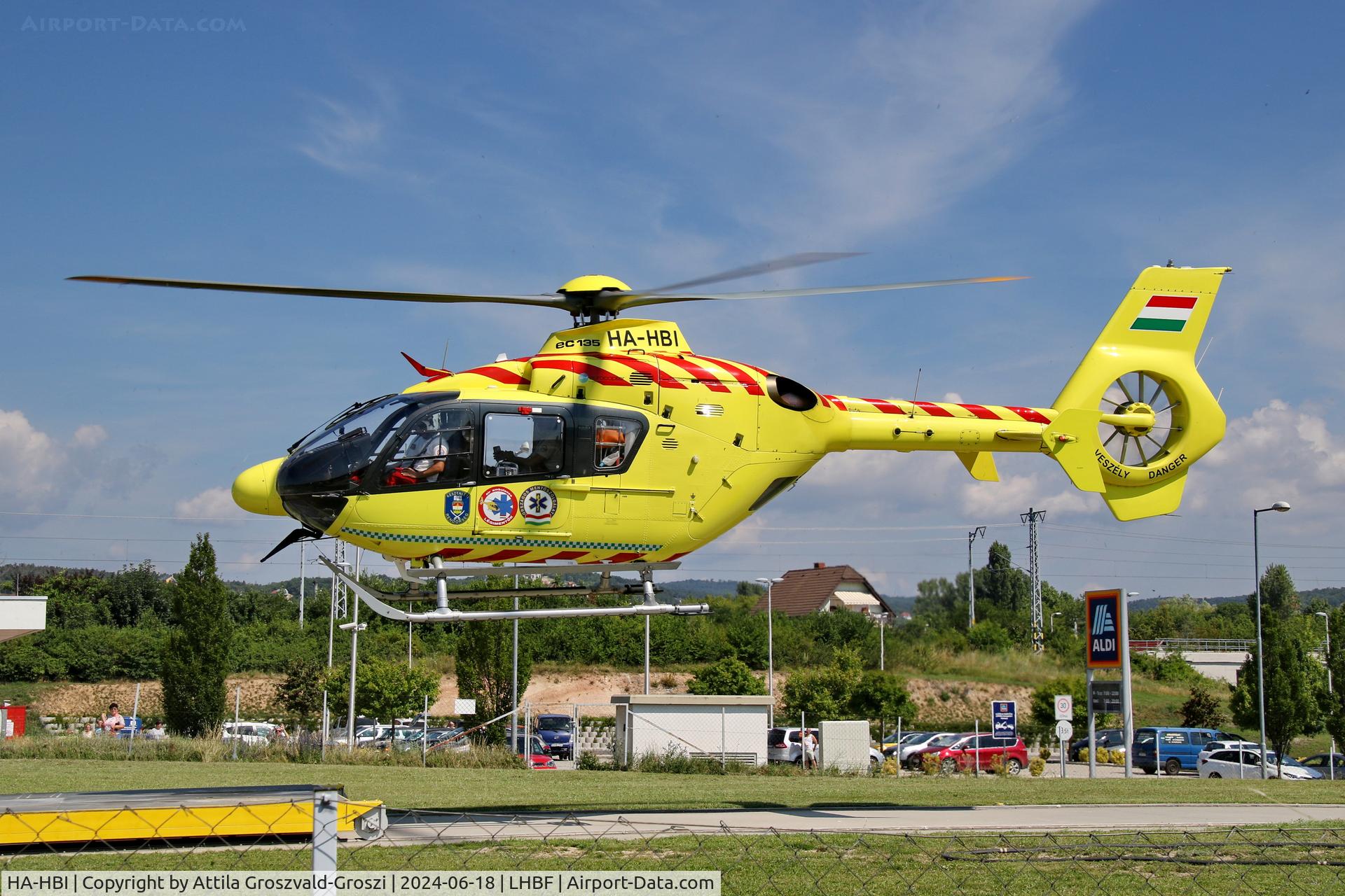 HA-HBI, 2004 Eurocopter EC-135 P2+ C/N 0357, LHBF - Balatonfüred Aerial Ambulance Base, Hungary