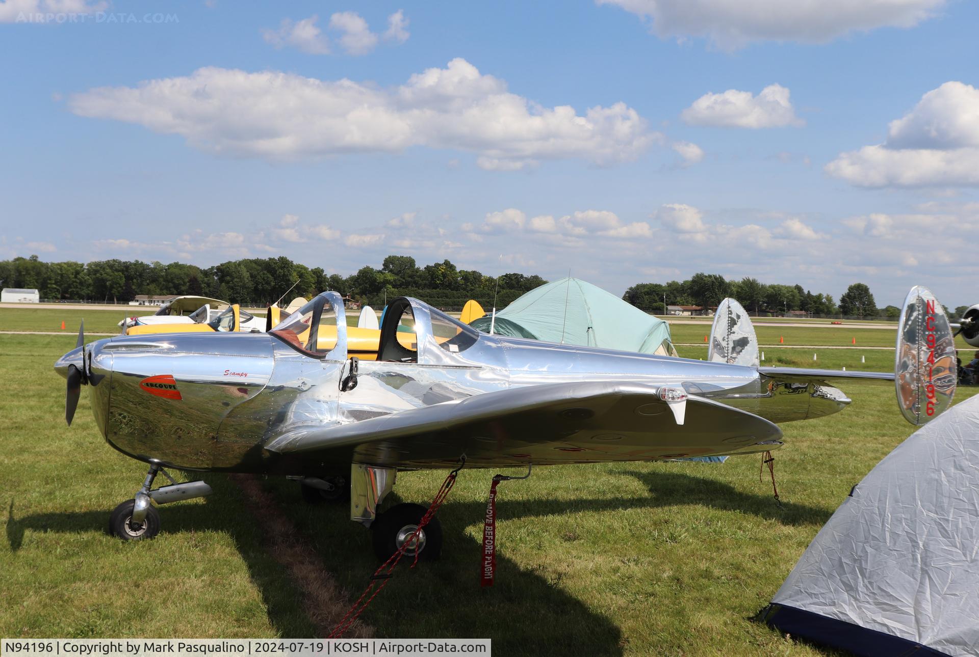 N94196, 1946 Erco 415D Ercoupe C/N 1519, Ercoupe 415D