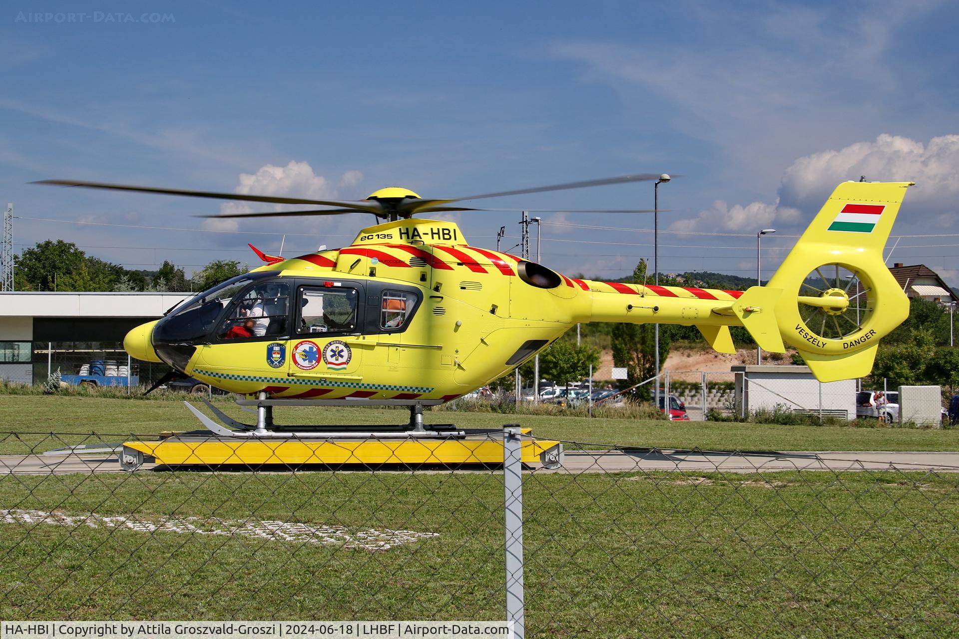 HA-HBI, 2004 Eurocopter EC-135 P2+ C/N 0357, LHBF - Balatonfüred Aerial Ambulance Base, Hungary
