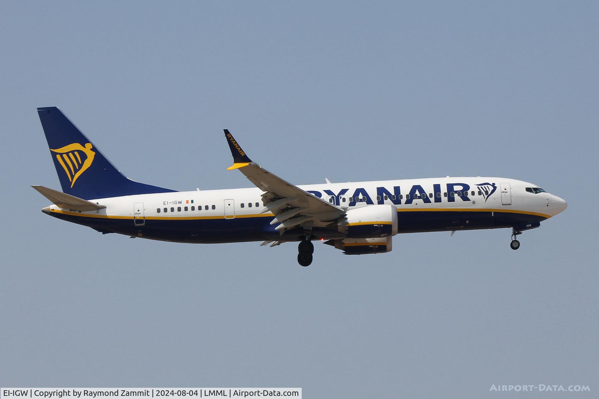 EI-IGW, 2023 Boeing 737-8 200 C/N 67079, B737-8 MAX EI-IGW Ryanair