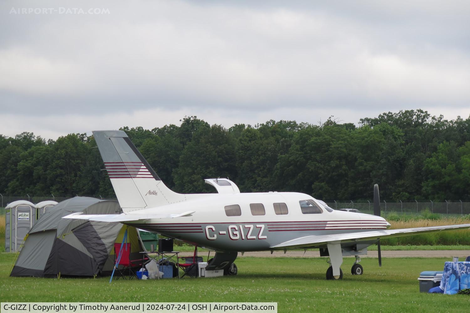 C-GIZZ, 1988 Piper PA-46-310P Malibu C/N 4608133, 1988 Piper PA-46-310P, c/n: 4608133. AirVenture 2024