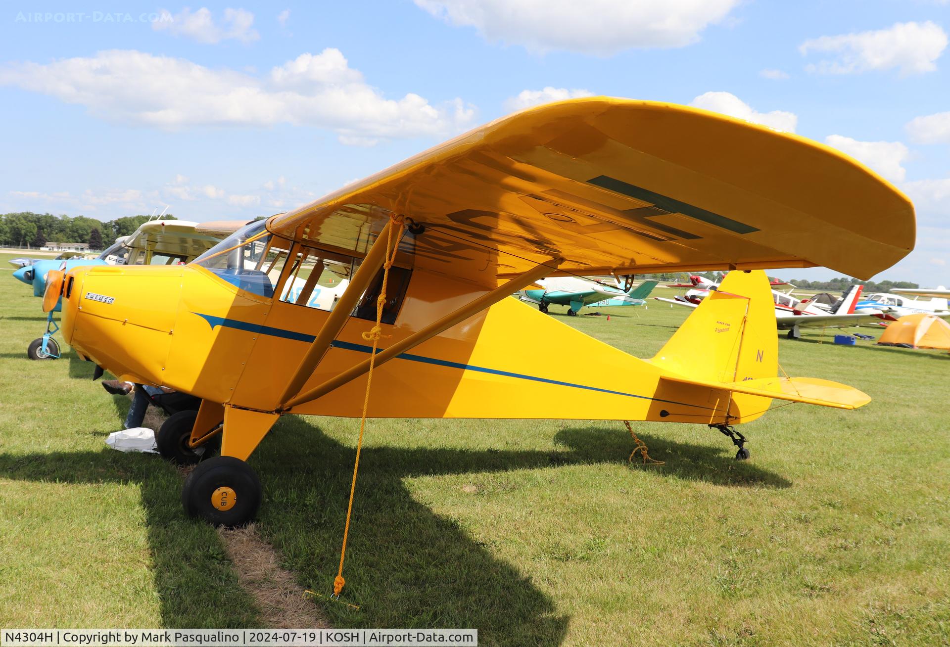 N4304H, 1954 Piper PA-15 Vagabond C/N 15-87, Piper PA-15