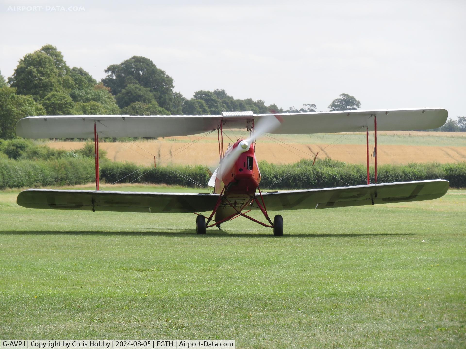 G-AVPJ, 1943 De Havilland DH-82A Tiger Moth II C/N 86326, Visiting Old Warden, Beds.