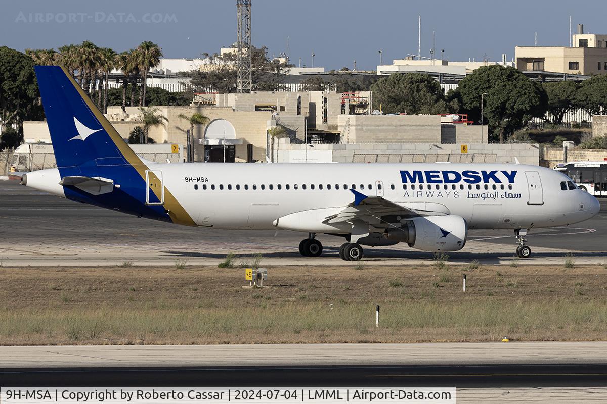 9H-MSA, 2010 Airbus A320-214 C/N 4349, Runway 31