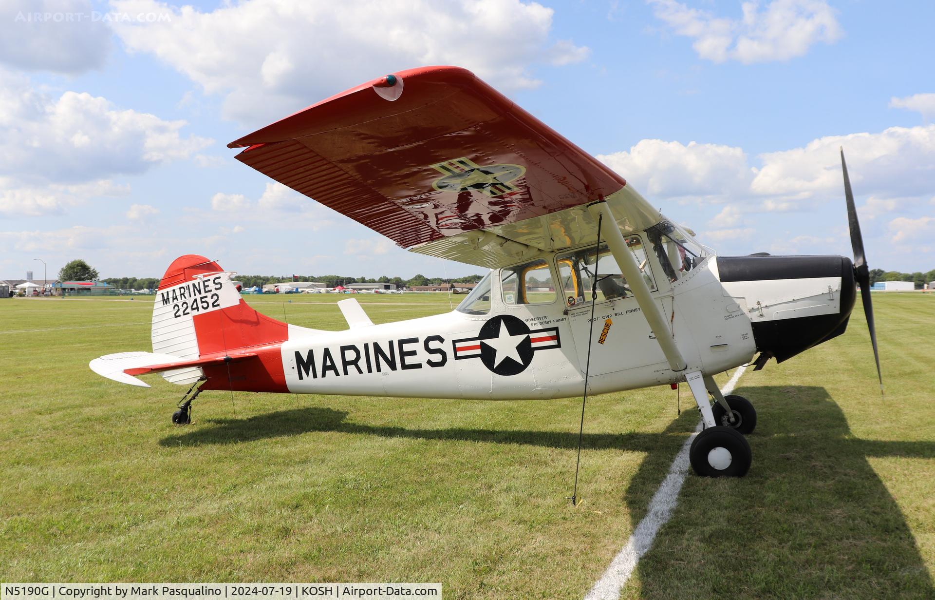 N5190G, 1951 Cessna 305A C/N 22452, Cessna 305A