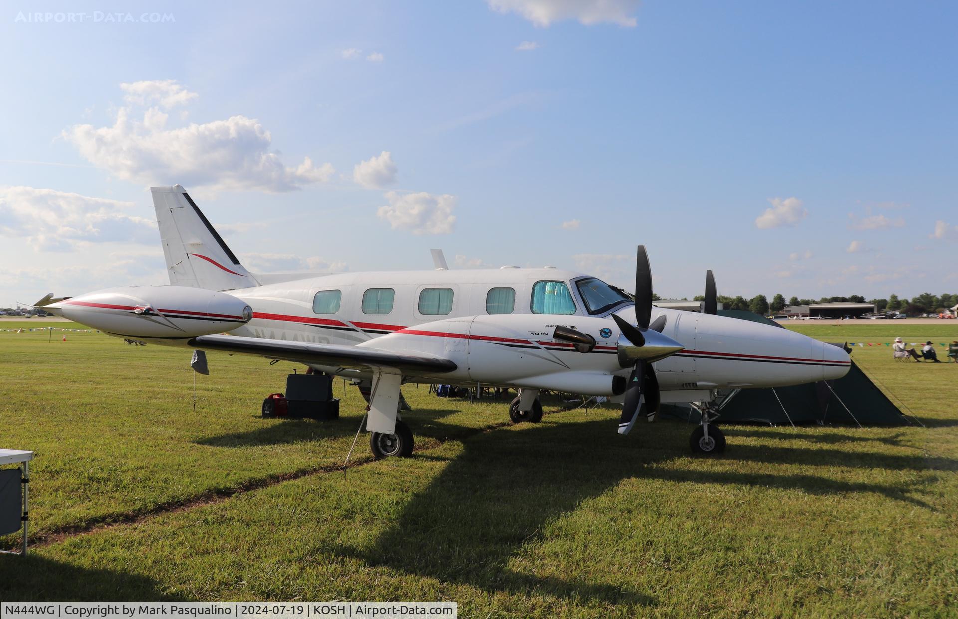 N444WG, 1982 Piper PA-31T2 Cheyenne IIXL C/N 31T-8166051, Piper PA-31T2