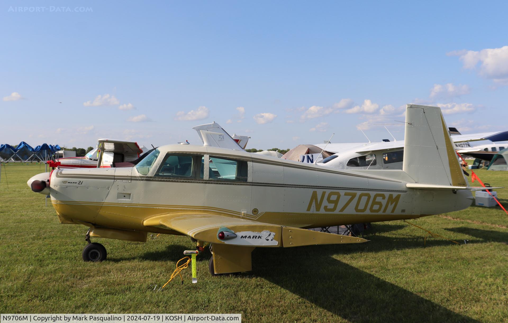 N9706M, 1967 Mooney M20C Ranger C/N 670116, Mooney M20C