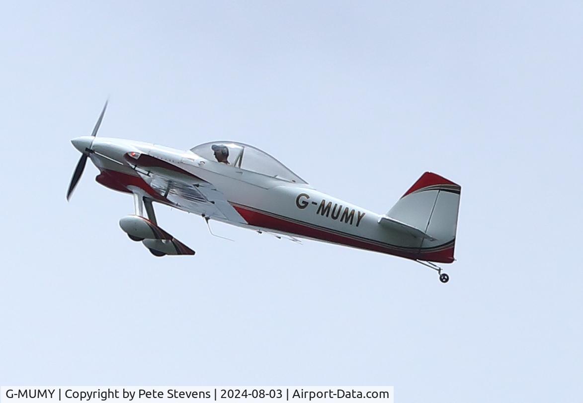 G-MUMY, 2005 Vans RV-4 C/N PFA 181-13401, Overflying Fritchley, Derbyshire, UK