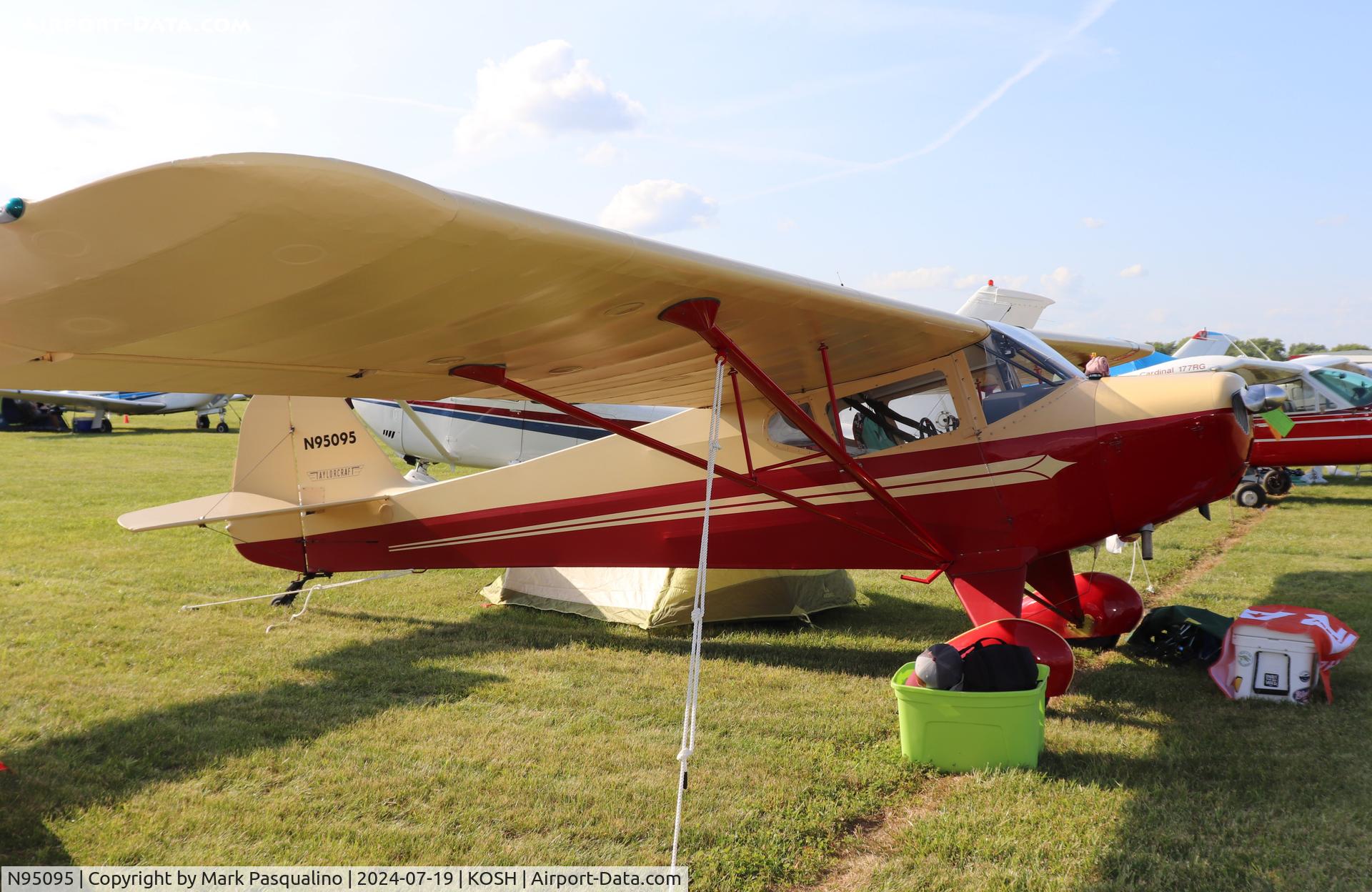 N95095, 1946 Taylorcraft BC12-D C/N 9495, Taylorcraft BC12-D