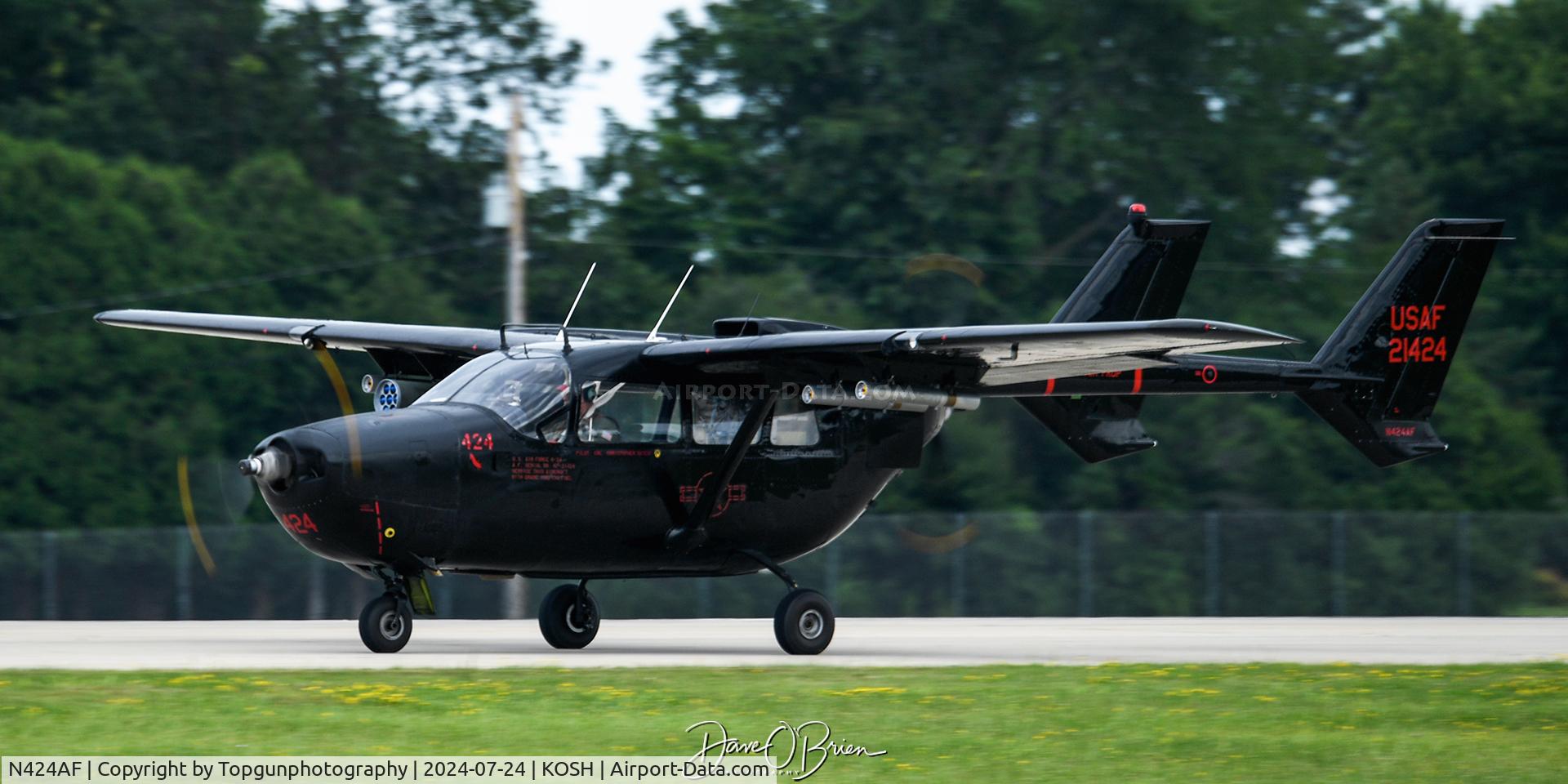 N424AF, 1967 Cessna O-2A Super Skymaster C/N 337M-0130, Oshkosh 24