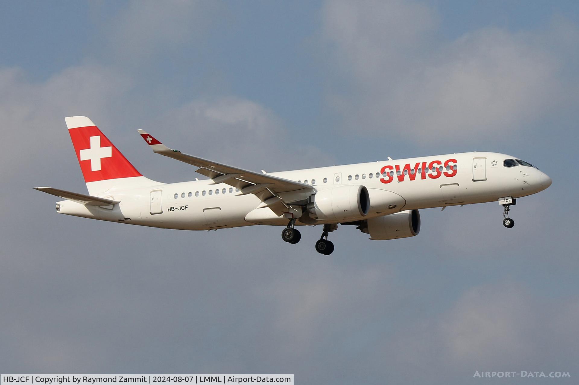 HB-JCF, 2017 Bombardier CSeries CS300 (BD-500-1A11) C/N 55015, Bombardier CSeries CS300 HB-JCF Swiss