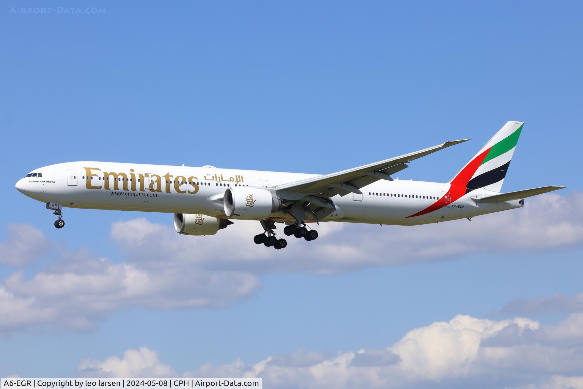 A6-EGR, 2012 Boeing 777-31H/ER C/N 41077, Copenhagen 8.5.2024