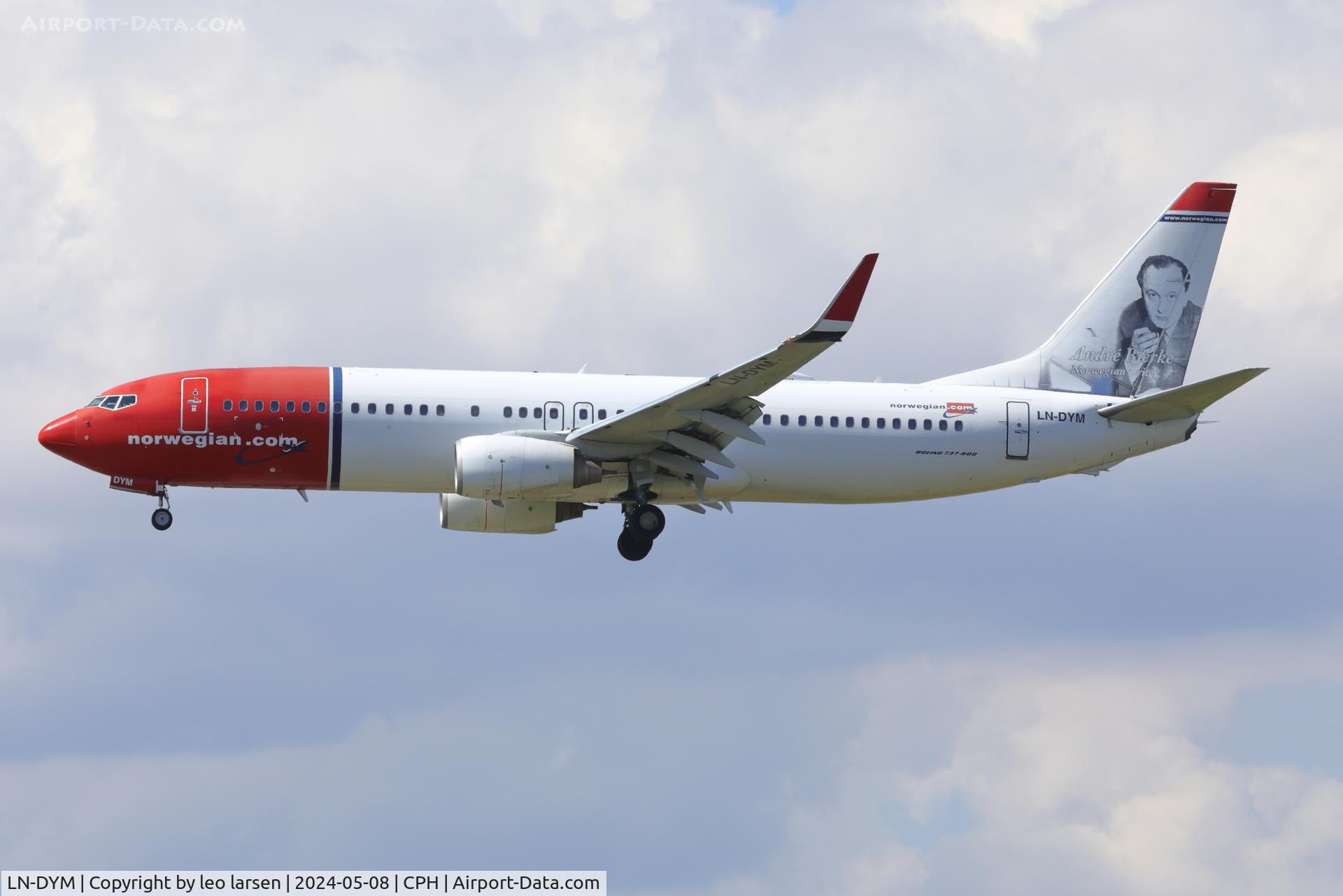 LN-DYM, 2011 Boeing 737-8JP C/N 39005, Copenhagen 8.5.2024
