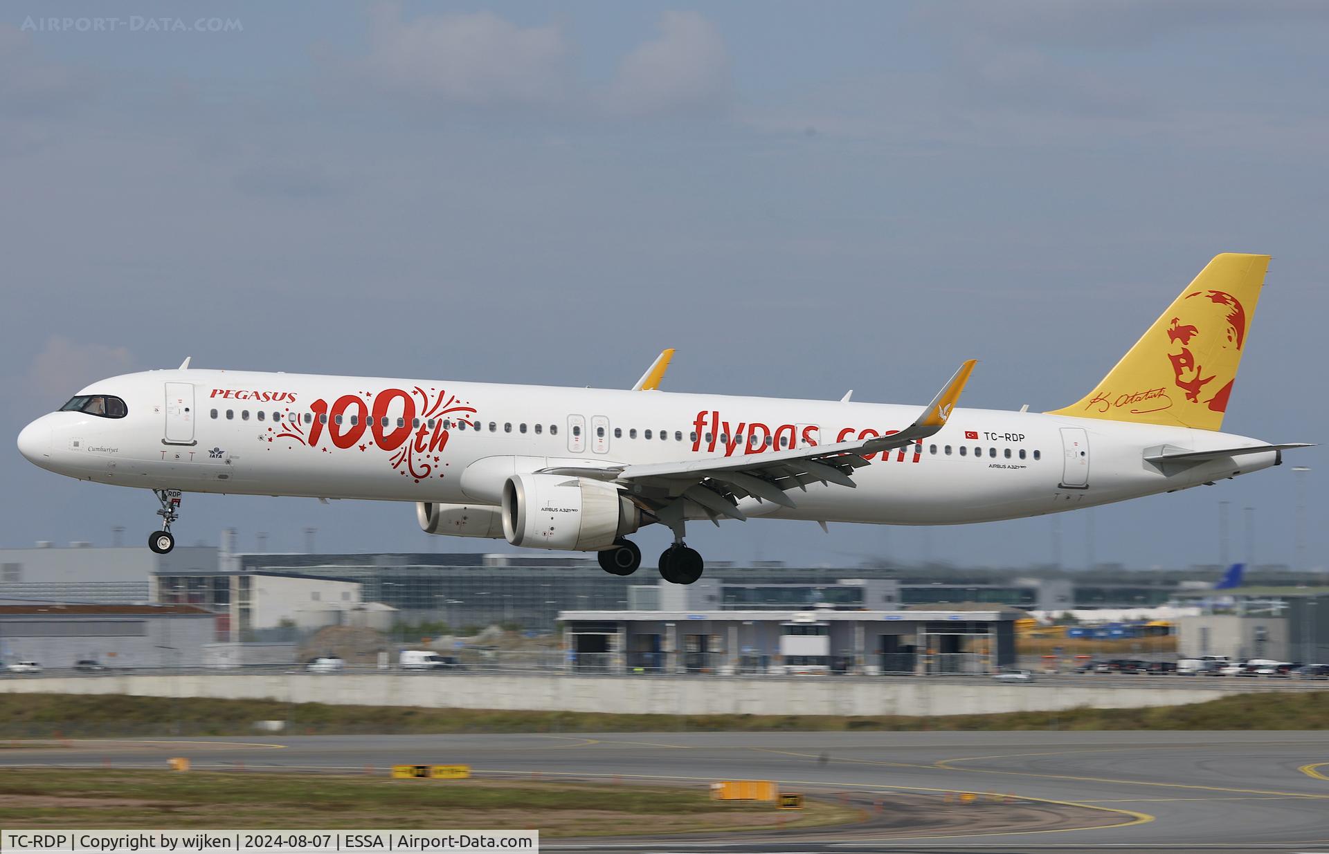TC-RDP, 2023 Airbus A321-251NX C/N 11515, Rwy 19L