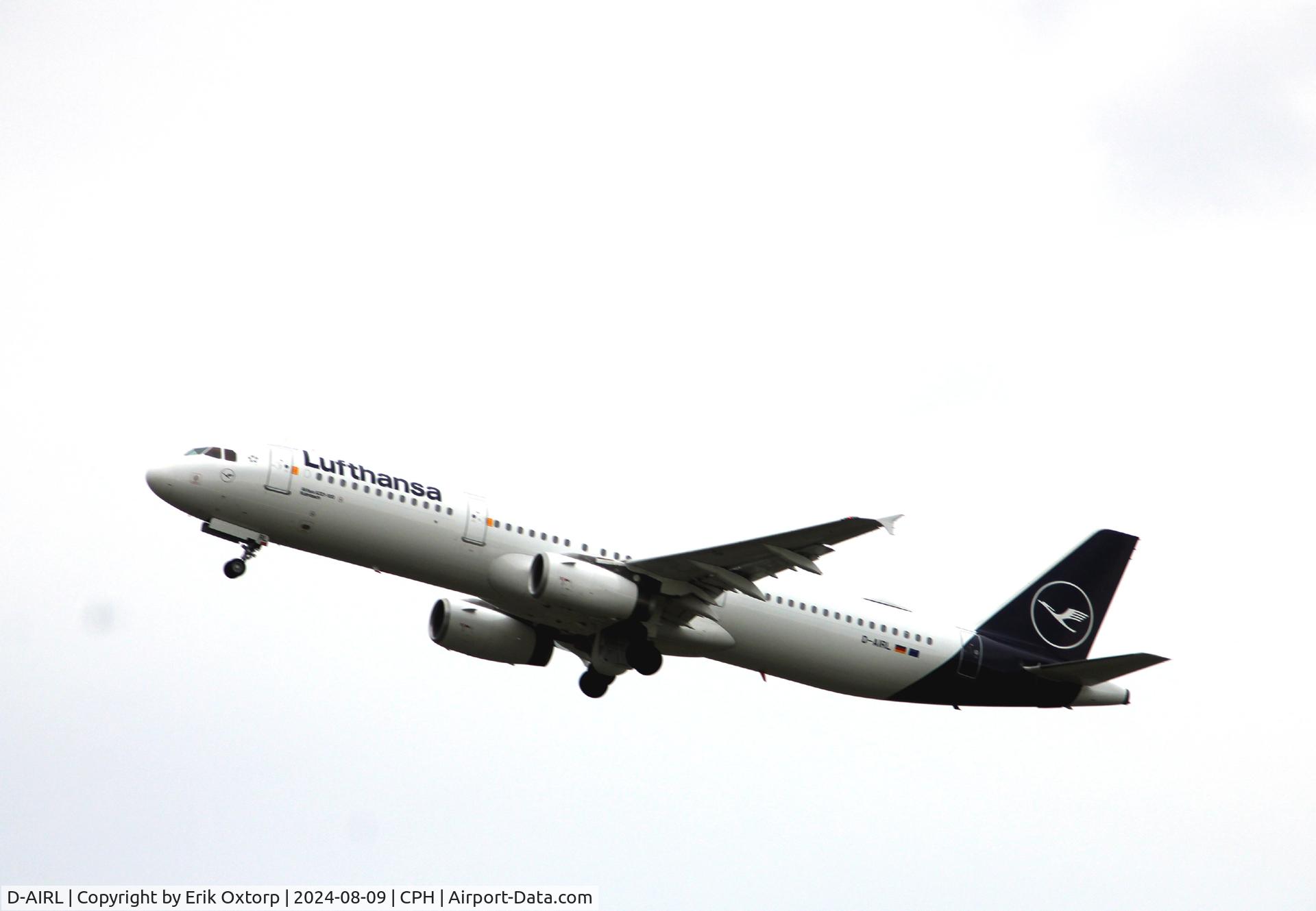 D-AIRL, 1994 Airbus A321-131 C/N 505, D-AIRL taking off rw 22R