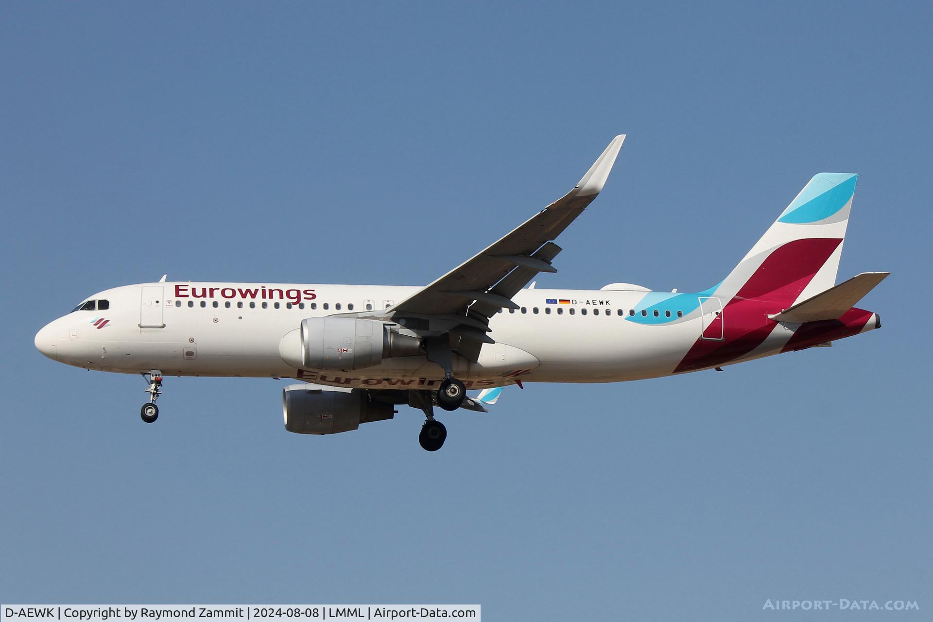D-AEWK, 2016 Airbus A320-214 C/N 7261, A320 D-AEWK EuroWings